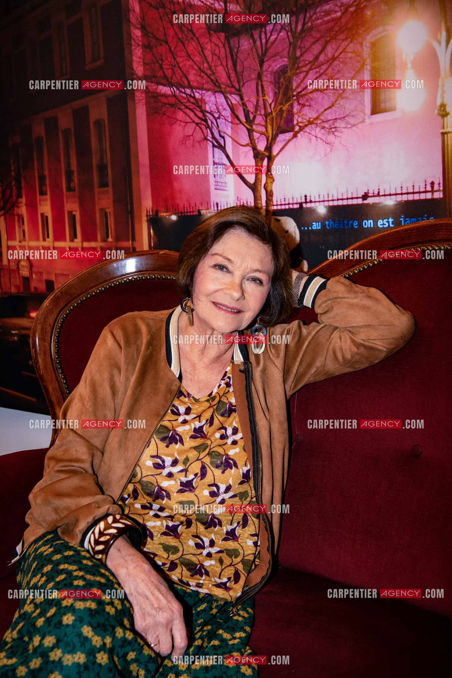 L'actrice Macha Méril au théâtre des Bernardines à Marseille.   ( Exclusif )