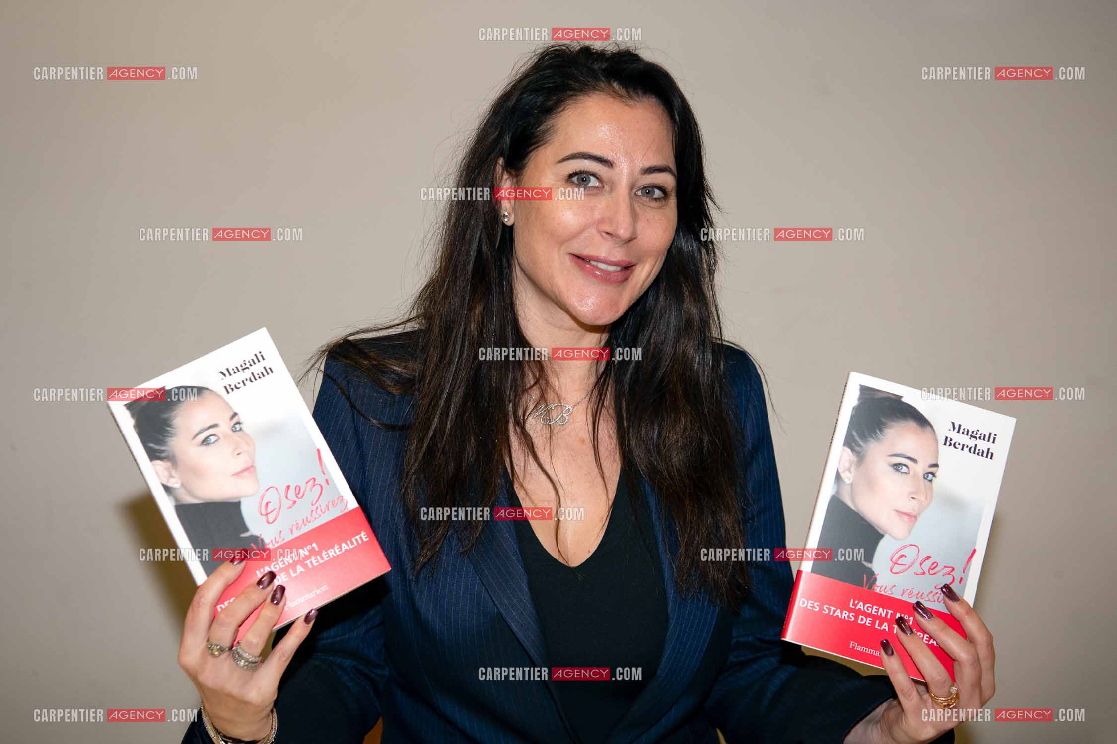 Festival du livre 2022 de Marseille. L'auteur Magali Berdah pour son livre “ Osez!  vous réussirez “ aux éditions Flammarion.                                  ( Exclusif )