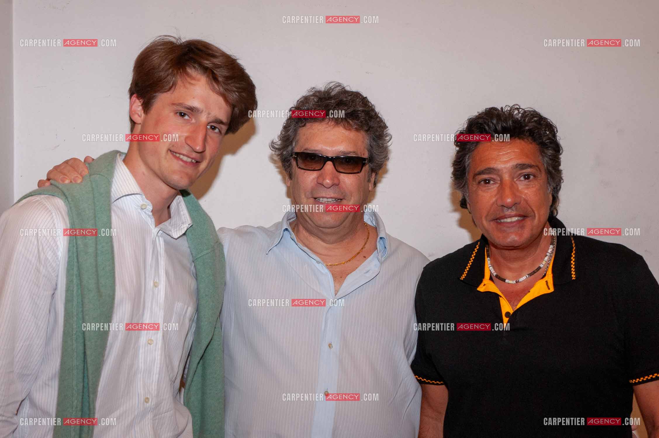 Émission spéciale en Belgique réunissant les Italianos Belges. Le violoniste Belge Lorenzo Gatto, le producteur Franco Dragone et Frédéric François.                ( Exclusif )