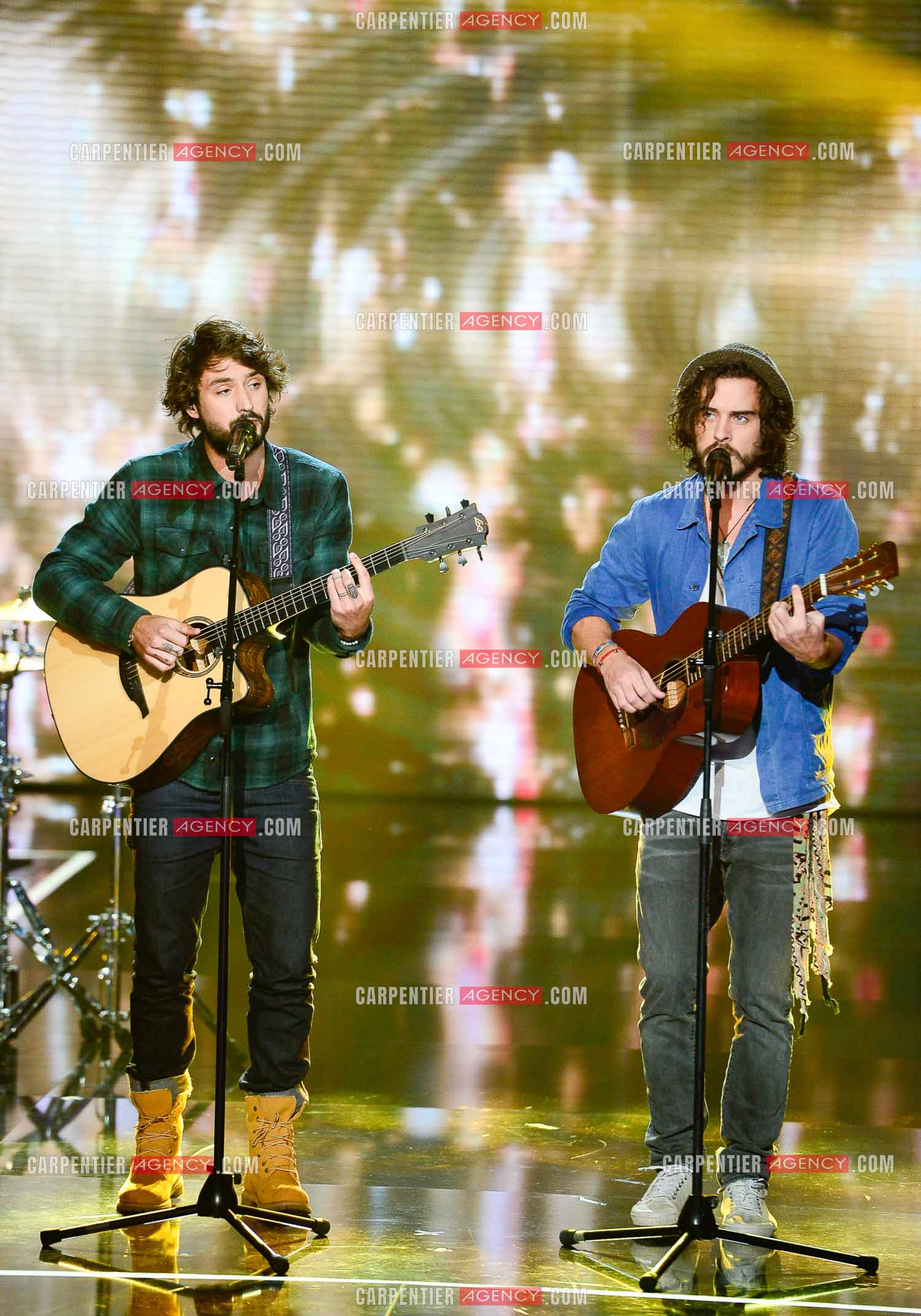 LES FRERO DELAVEGA (Jérémy Frérot et Florian Garcia) en concert).