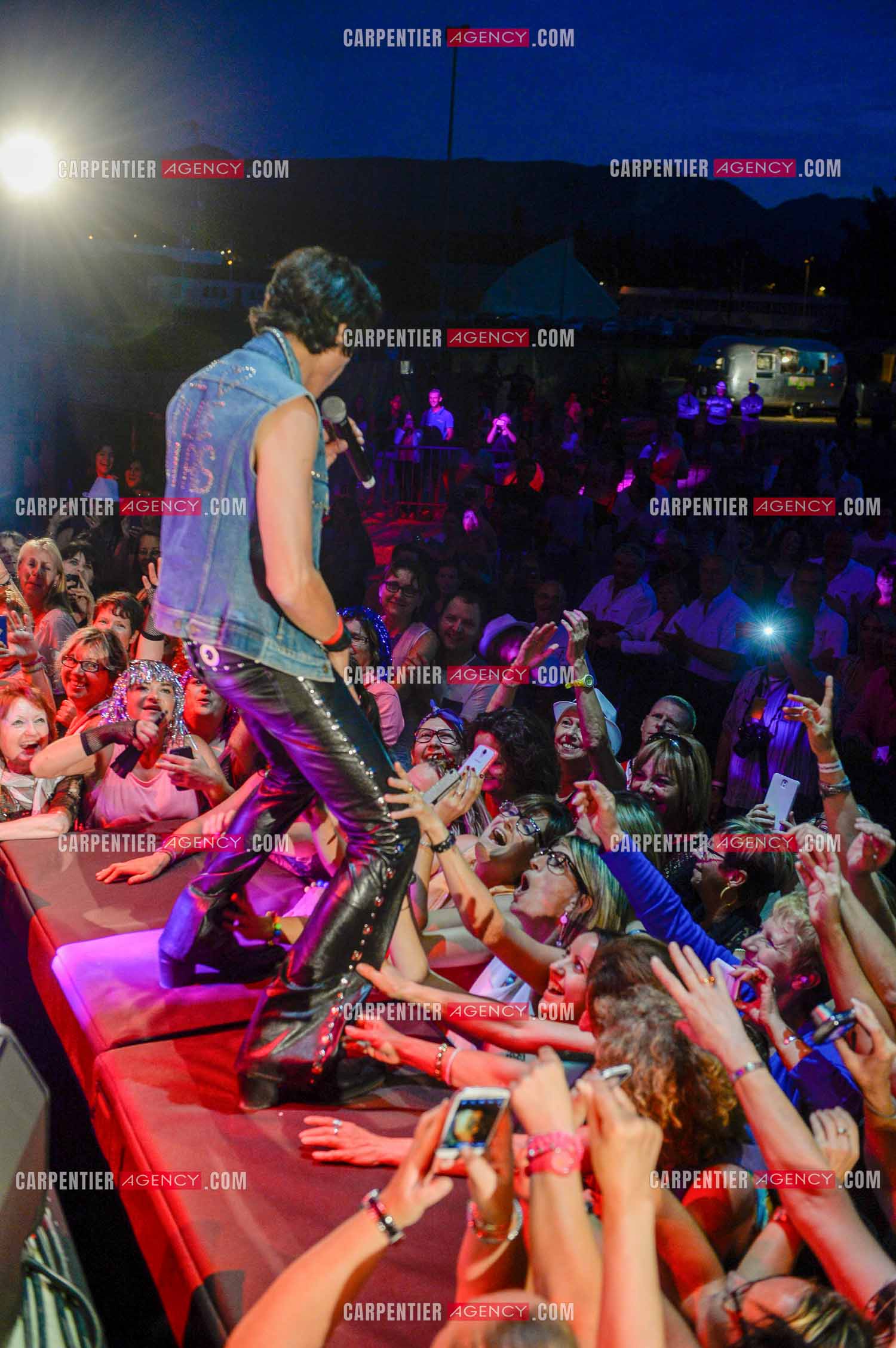 Le chanteur Jean-Luc Lahaye en concert. Artiste de la tournée STARS 80.        ( Exclusif )