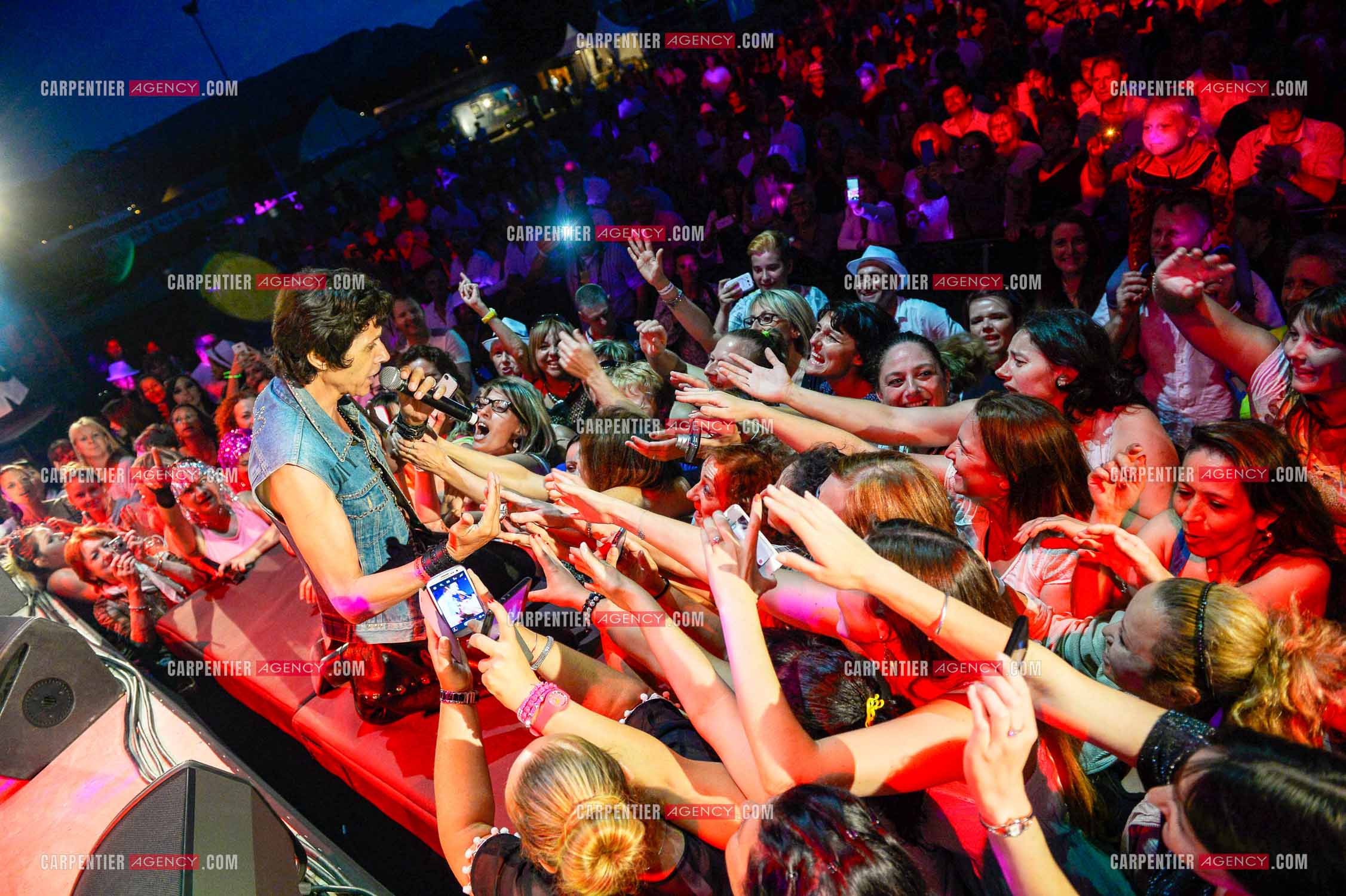 Le chanteur Jean-Luc Lahaye en concert. Artiste de la tournée STARS 80.        ( Exclusif )