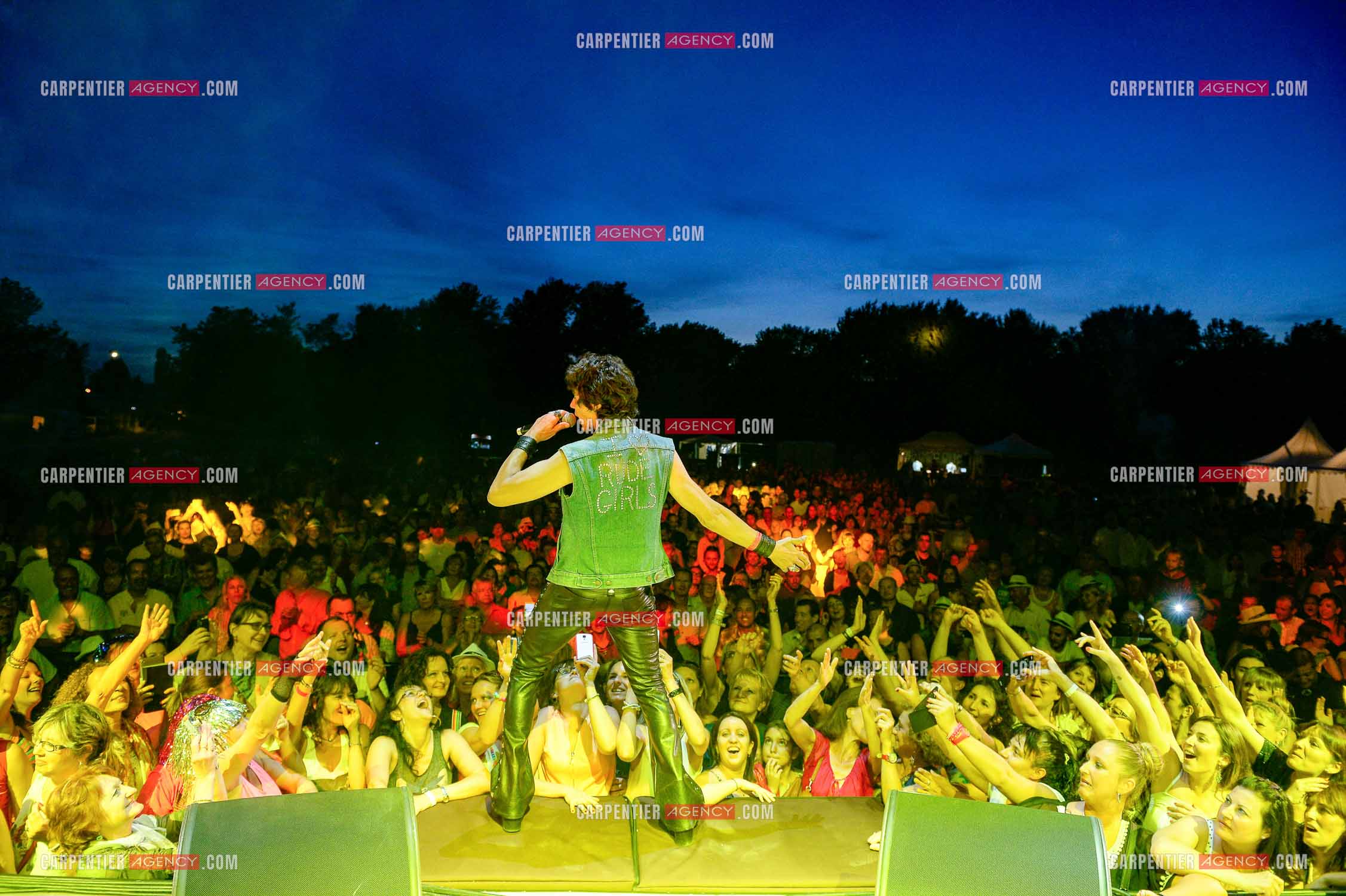 Le chanteur Jean-Luc Lahaye en concert. Artiste de la tournée STARS 80.        ( Exclusif )
