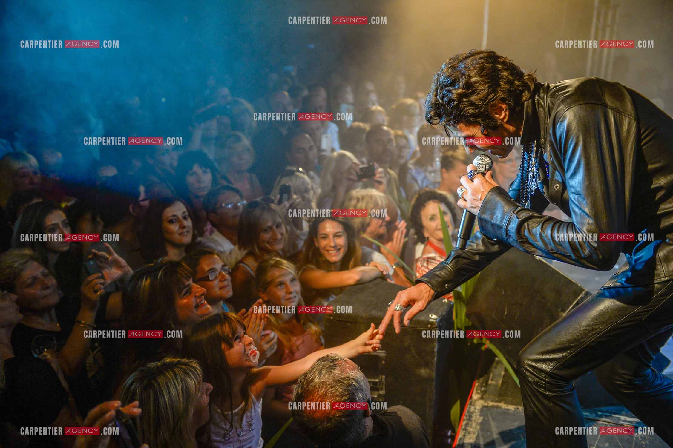 Le chanteur Jean-Luc Lahaye en concert a Cannes. ( Exclusif )