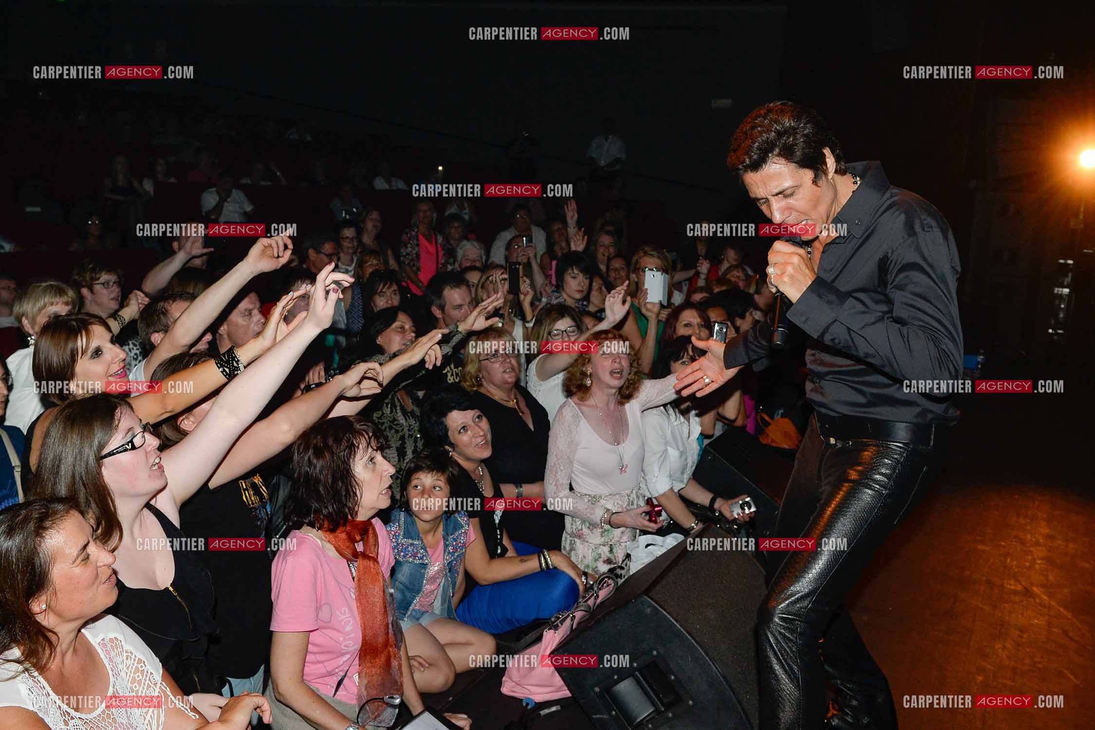 Le chanteur Jean-Luc Lahaye en concert.   ( Exclusif )
