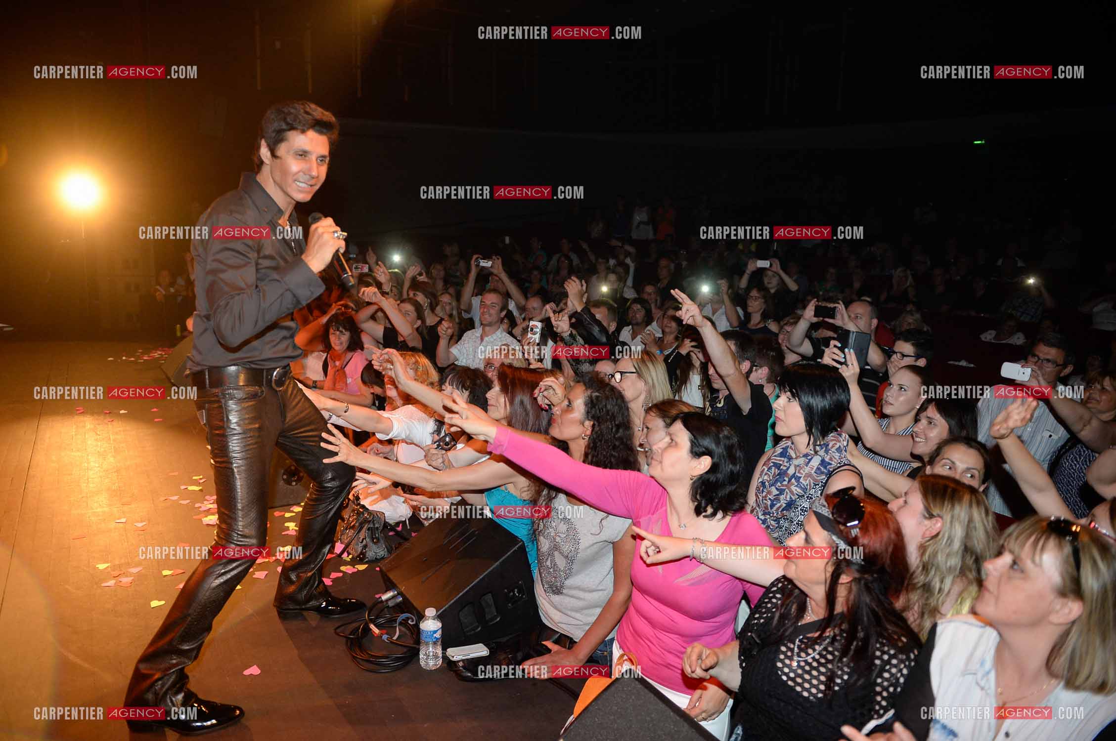 Le chanteur Jean-Luc Lahaye en concert.   ( Exclusif )