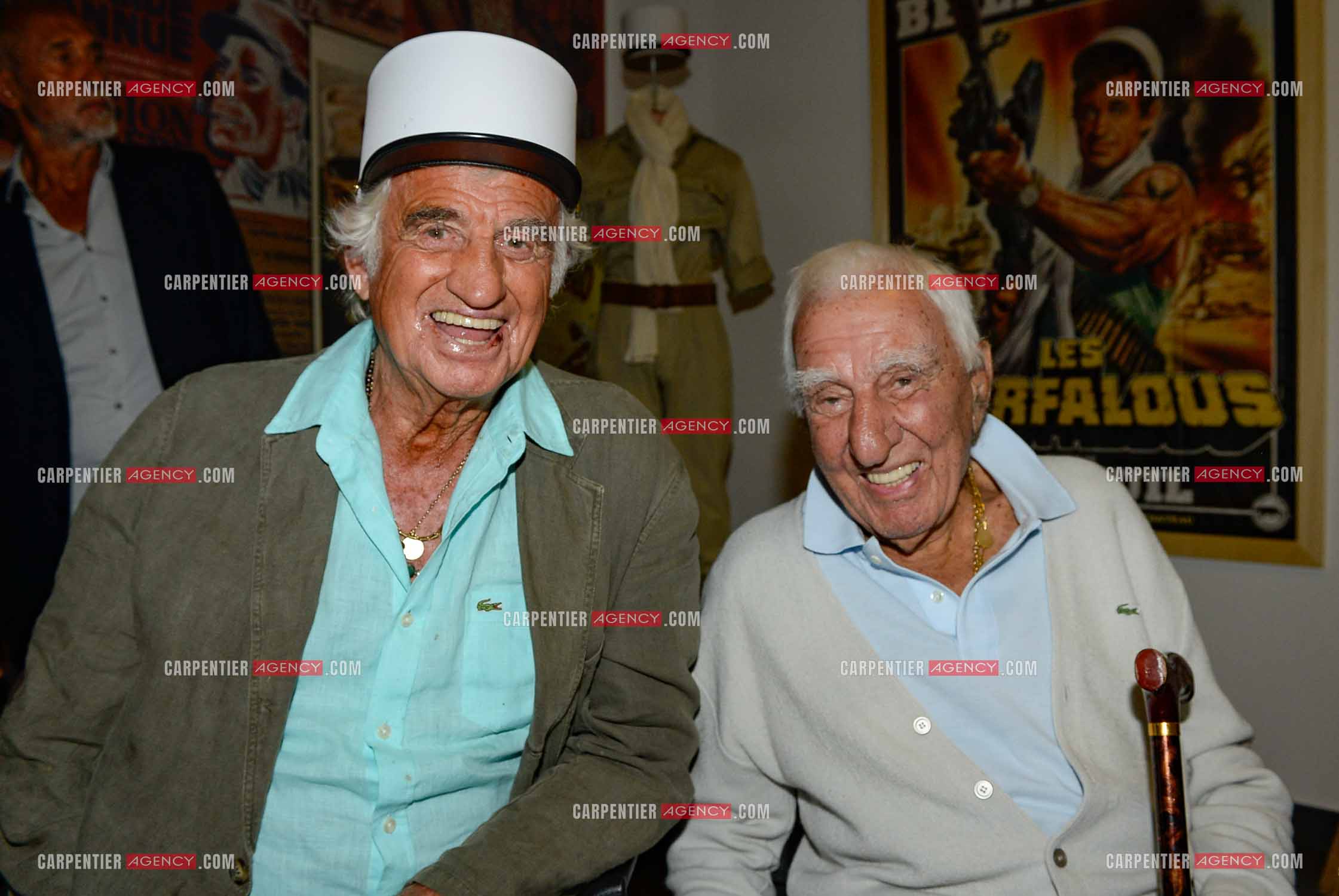 Sur le parrainage de Monsieur Jean-Paul BELMONDO le musée de la Légion étrangère à Aubagne accueille jusqu’au 27 août 2017, une exposition inédite sur le thème : “ Légion et cinéma, quand le 7e art s’empare du képi blanc “. Jean-Paul Belmondo et son ami l'acteur Charles Gérard au musée de la Legion étrangère pour inaugurer cette exposition.            Photos complémentaires sur le site www.carpentieragency.com
