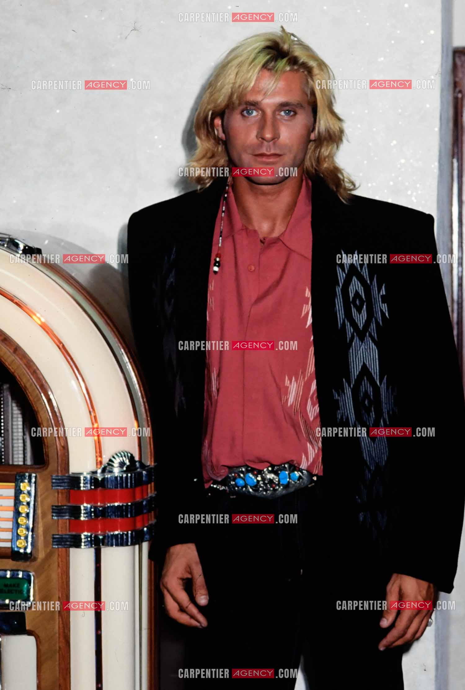 Le chanteur Jean-Pierre François en 1990.  ( Exclusif )