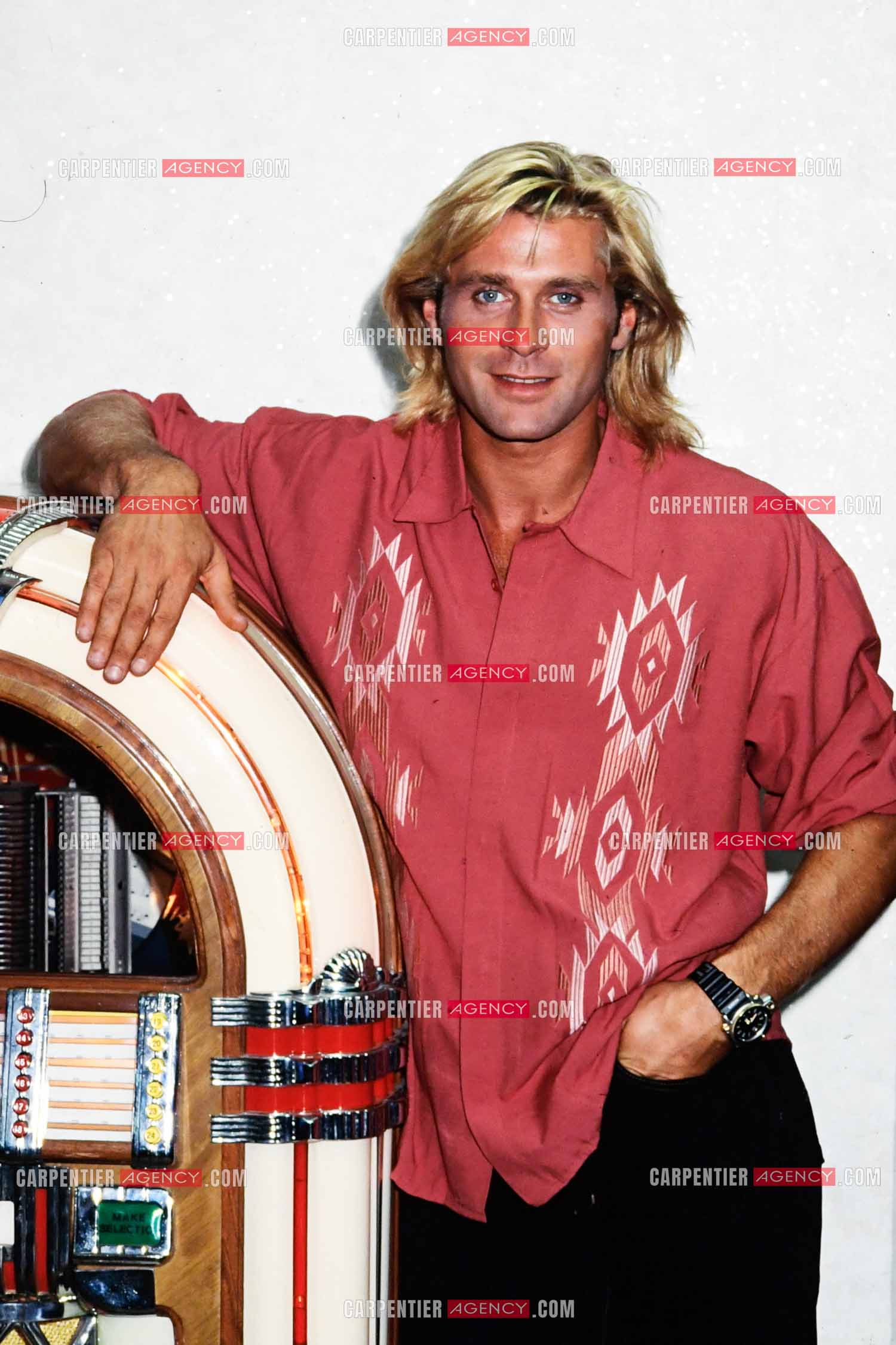 Le chanteur Jean-Pierre François en 1990.  ( Exclusif )