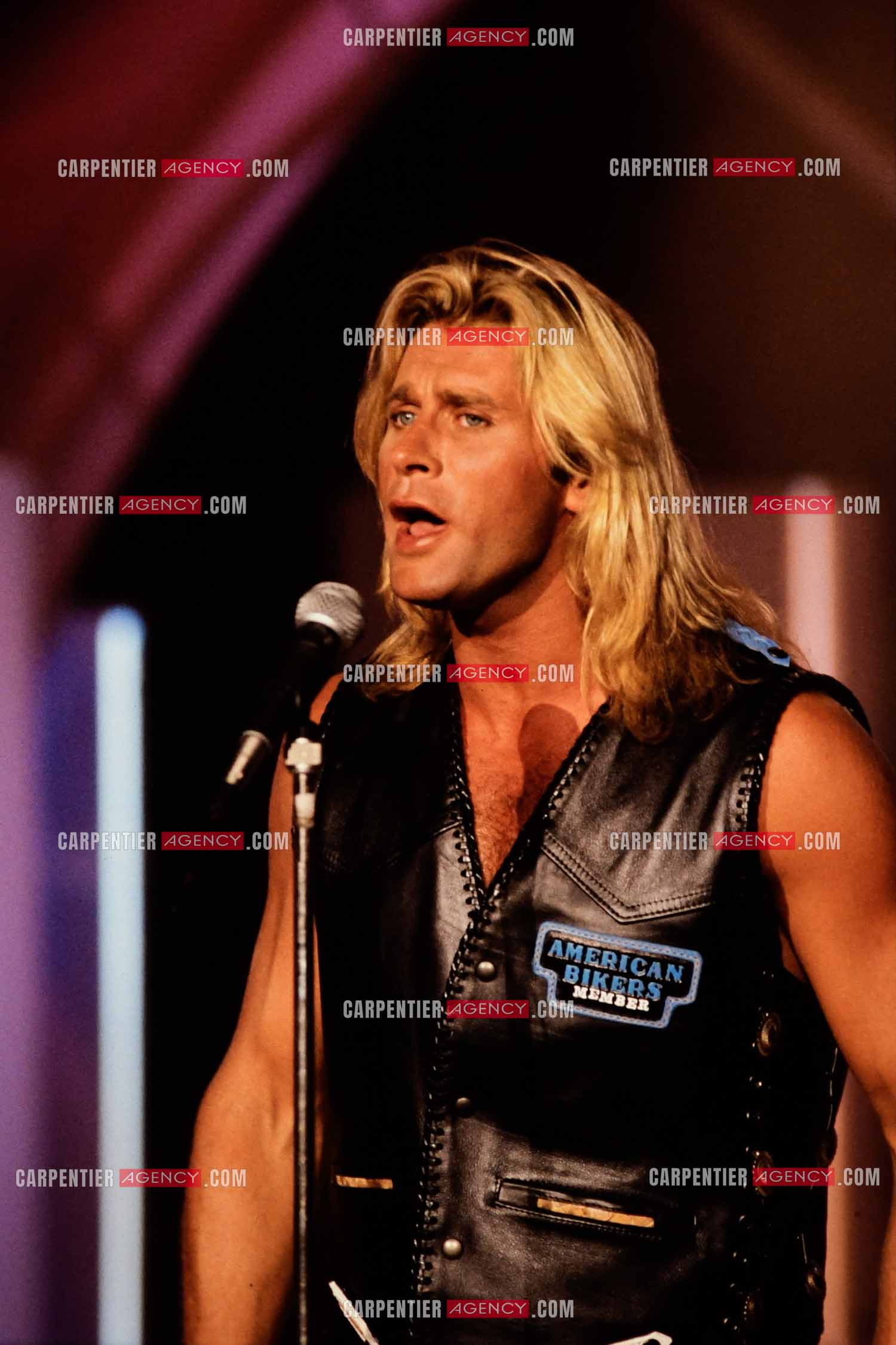 Le chanteur Jean-Pierre François en 1990.  ( Exclusif )