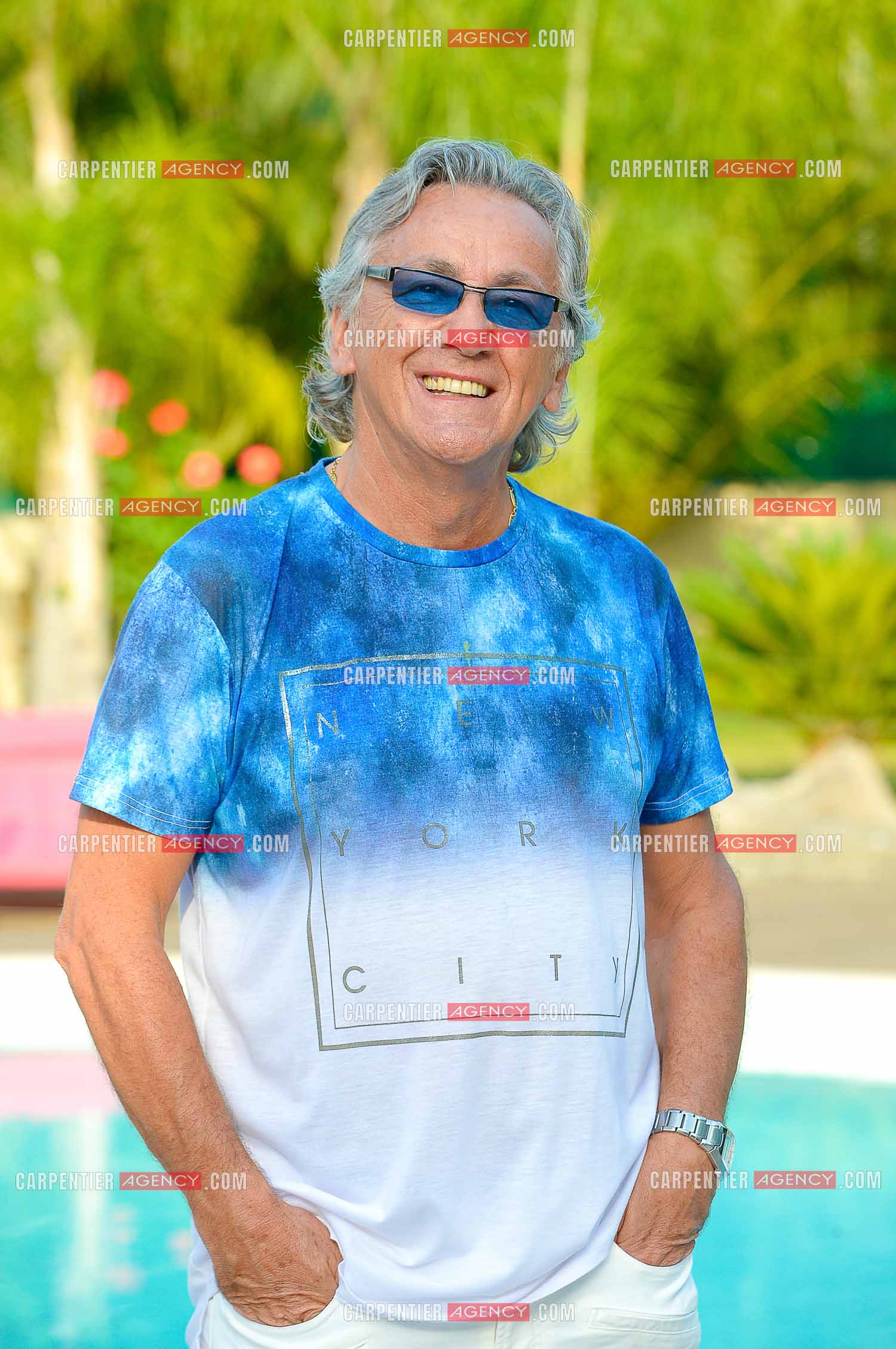 Le chanteur Jean-Pierre Savelli chez lui dans sa propriété de Toulon. Artiste de la tournée STARS 80.        ( Exclusif )