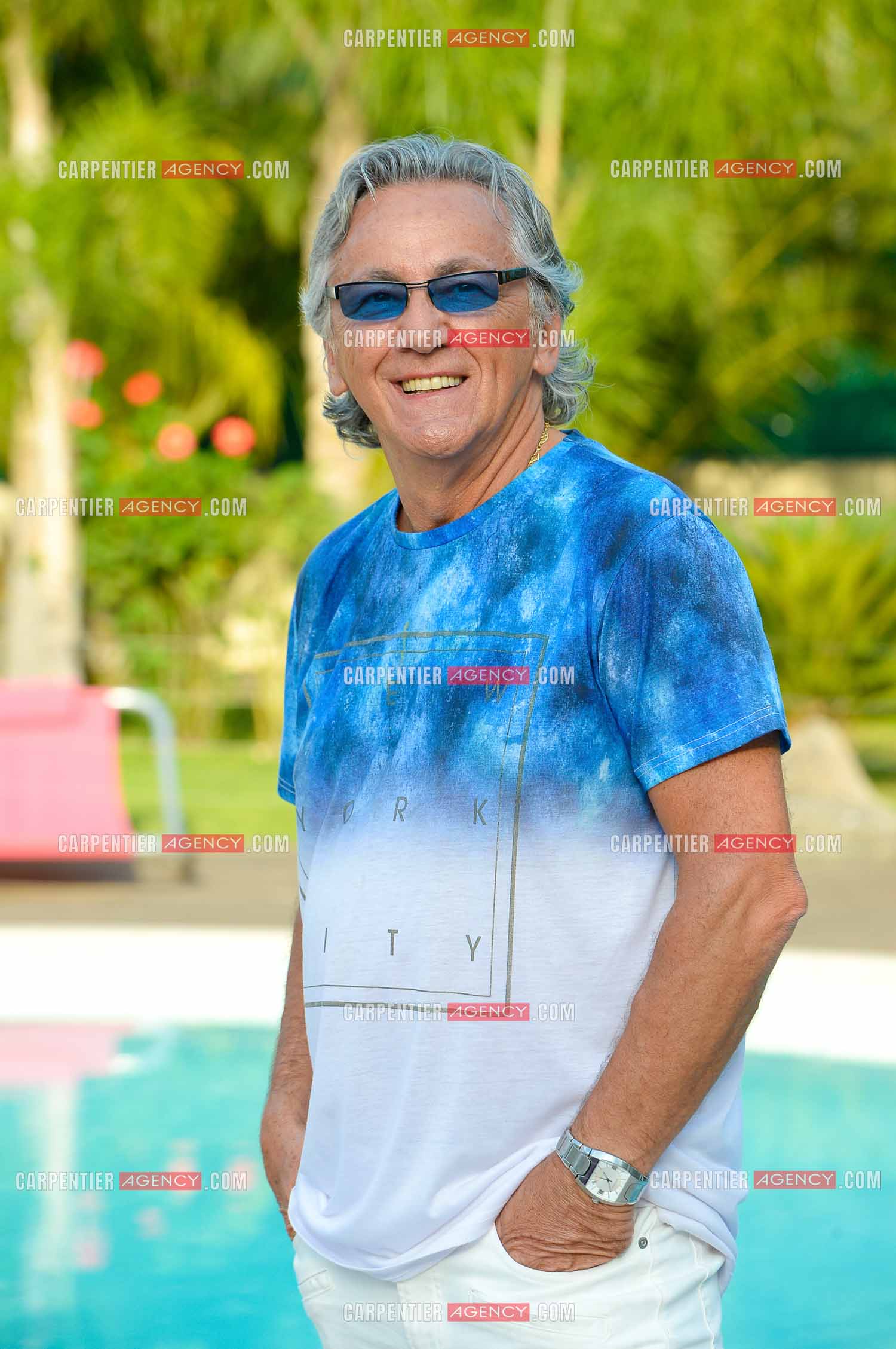 Le chanteur Jean-Pierre Savelli chez lui dans sa propriété de Toulon. Artiste de la tournée STARS 80.        ( Exclusif )