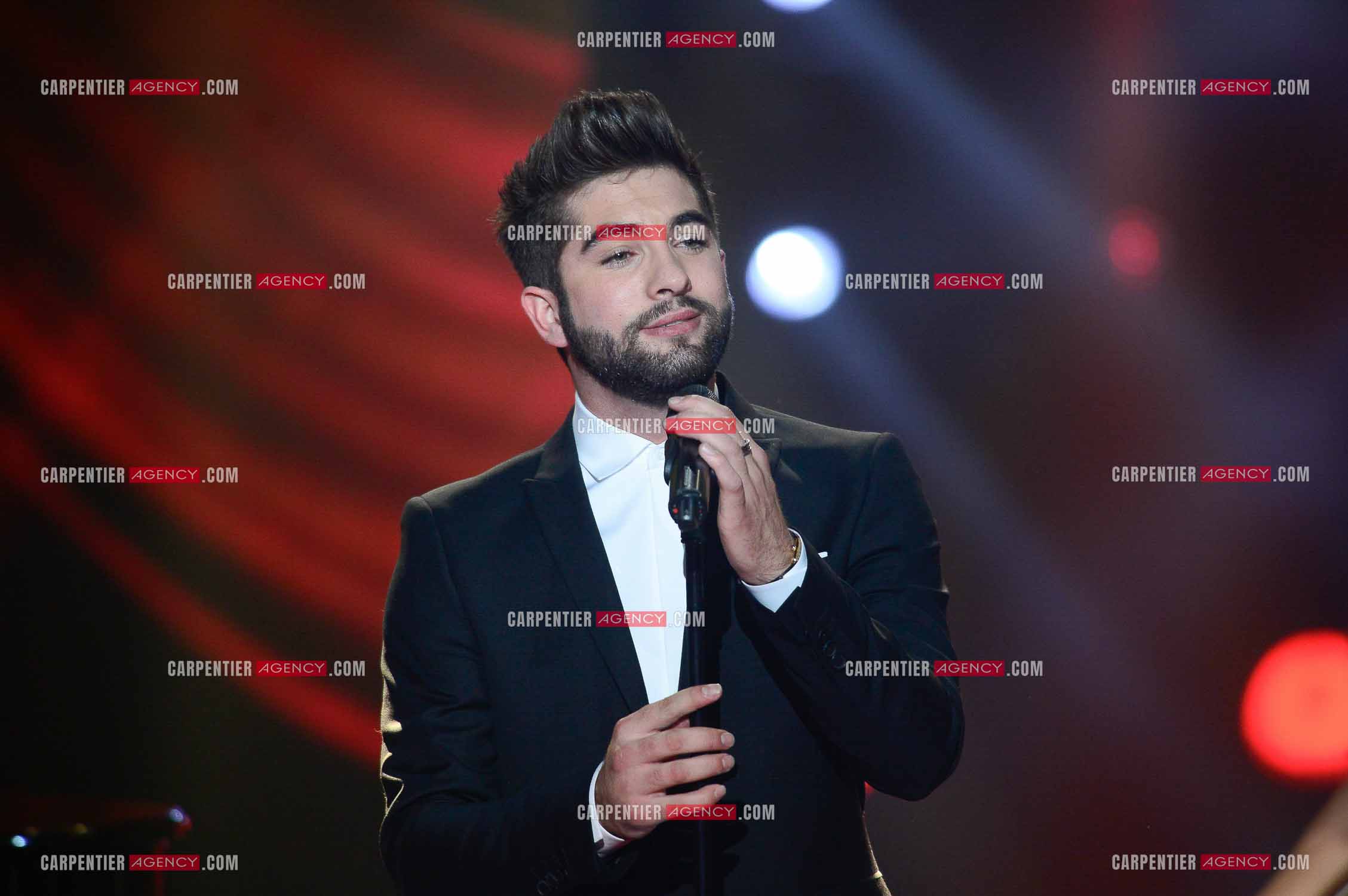 Le chanteur Kendji Girac en concert.