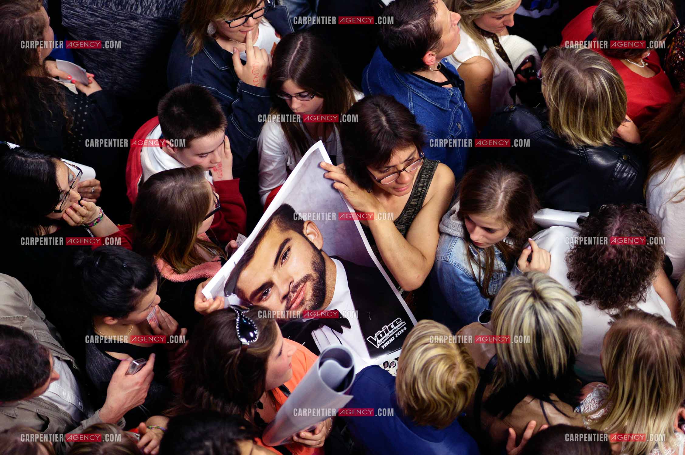 Le chanteur Kendji Girac en concert au Zénith de Amiens.