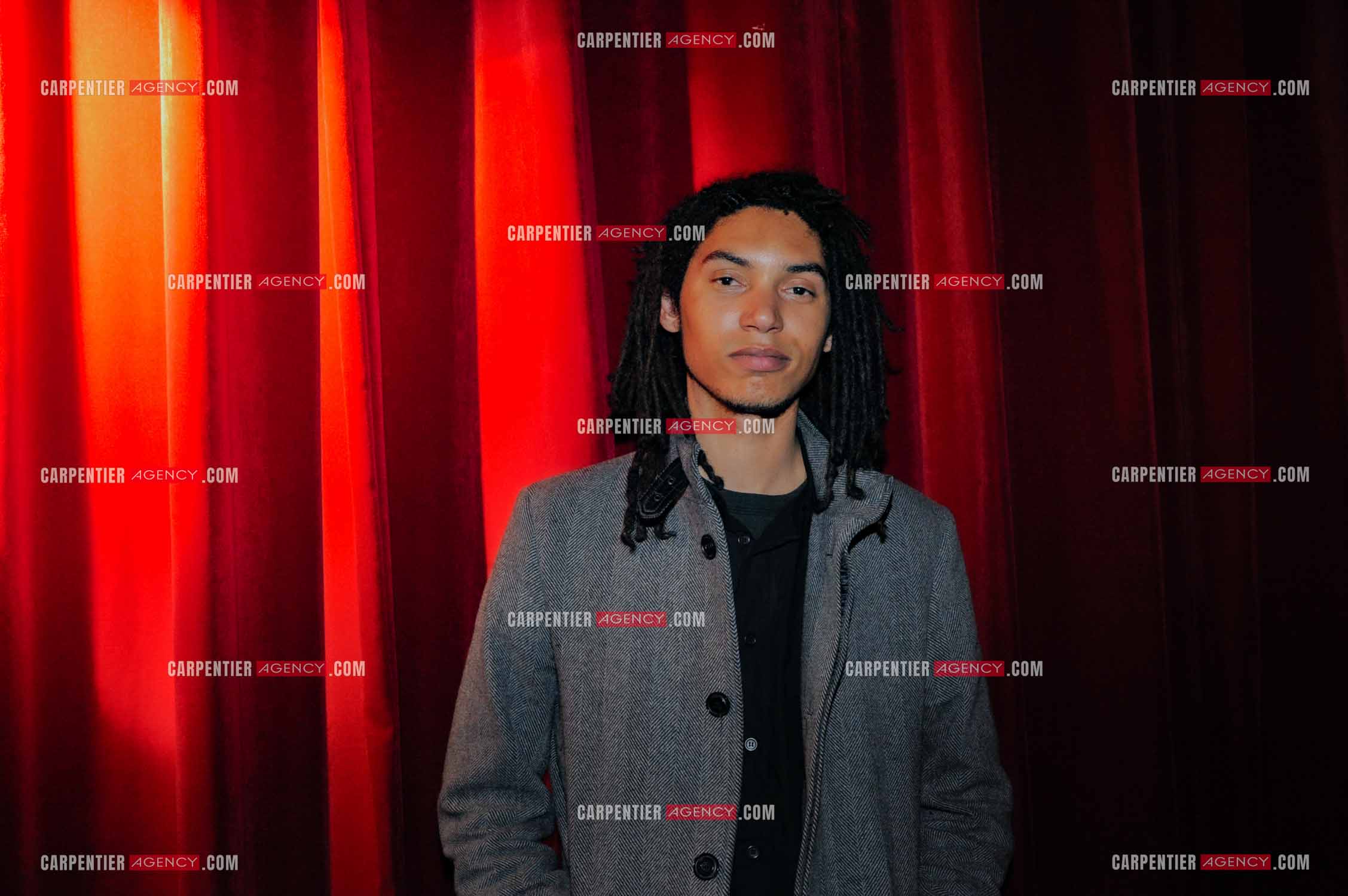 La chanteuse Grace Jones en concert à Bruxelles le 16 mars 2009. Paulo Goude, le fils de Grace Jones.    ( Exclusif )