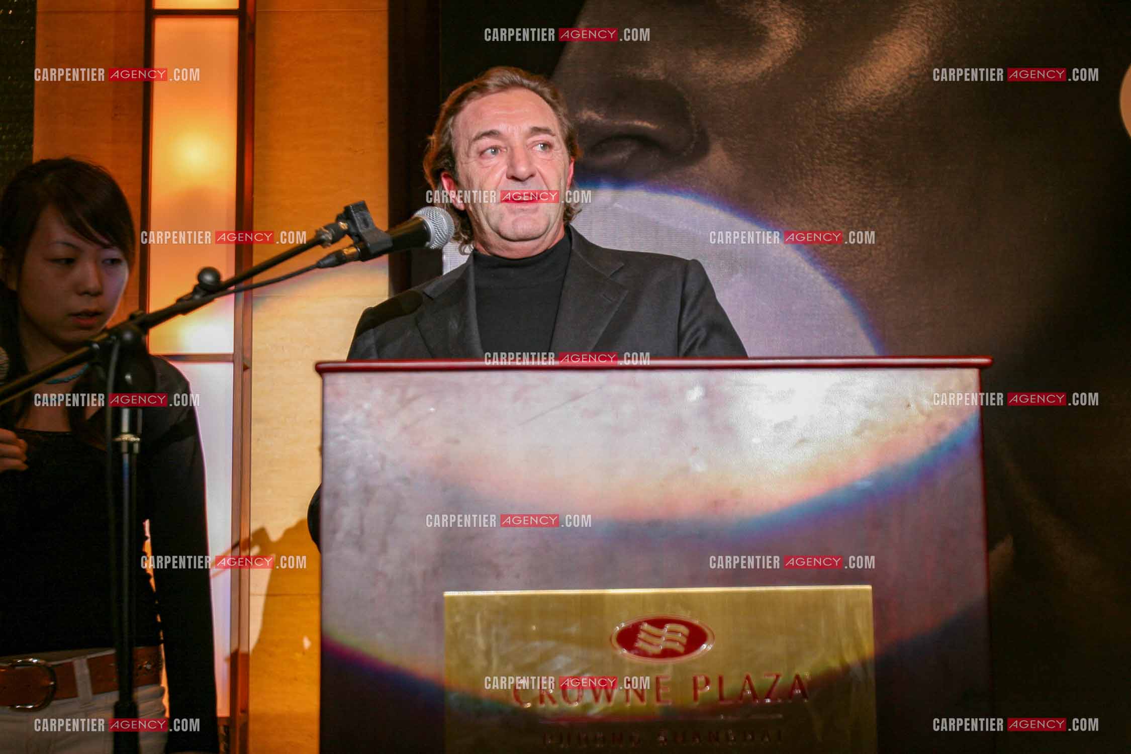 Gérald Marie Président de Elite Model Management lors de la finale internationale à Shanghai.   ( Exclusif )