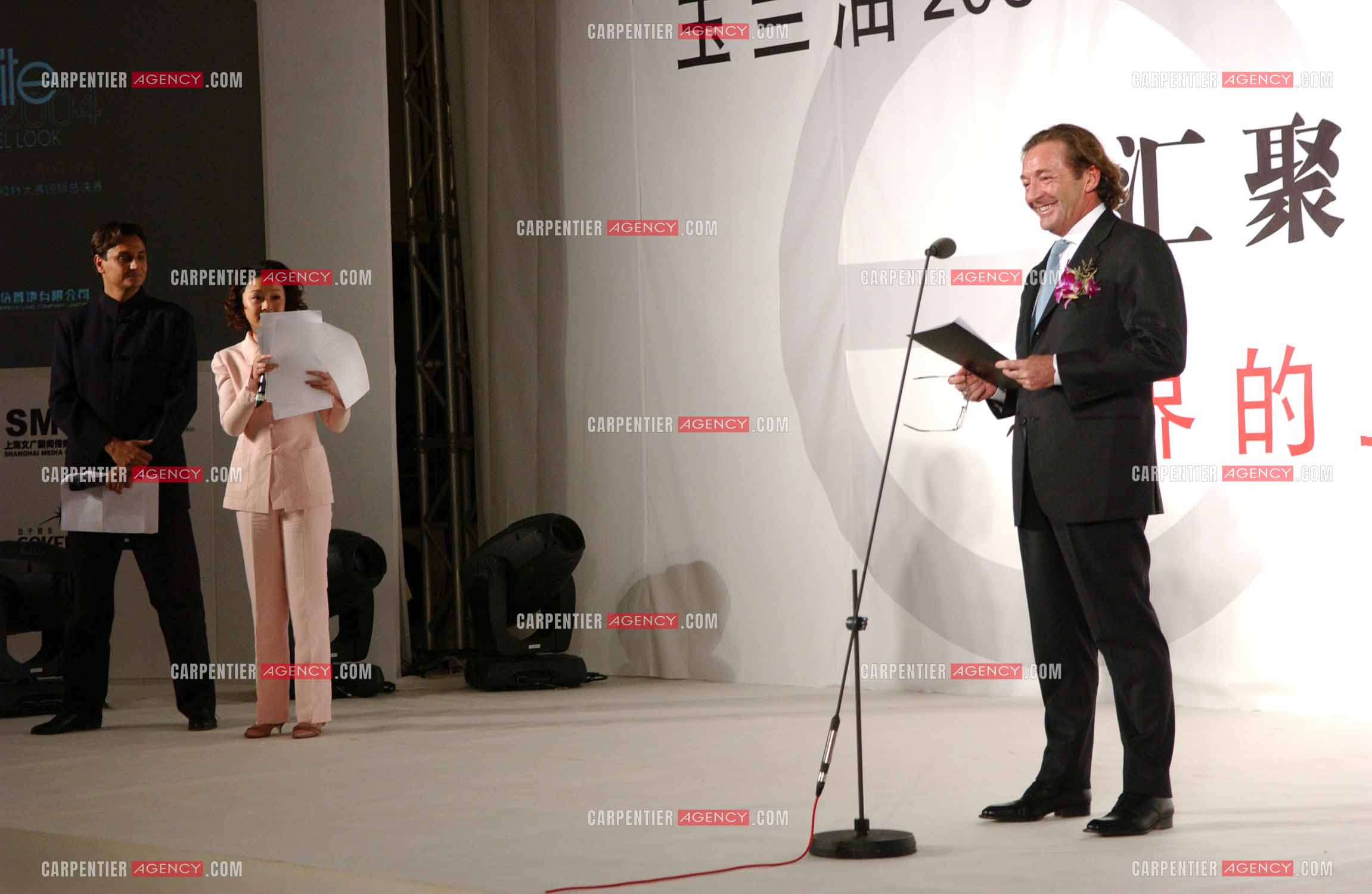 Gérald Marie Président de Elite Model Management lors de la finale internationale à Singapour.   ( Exclusif )