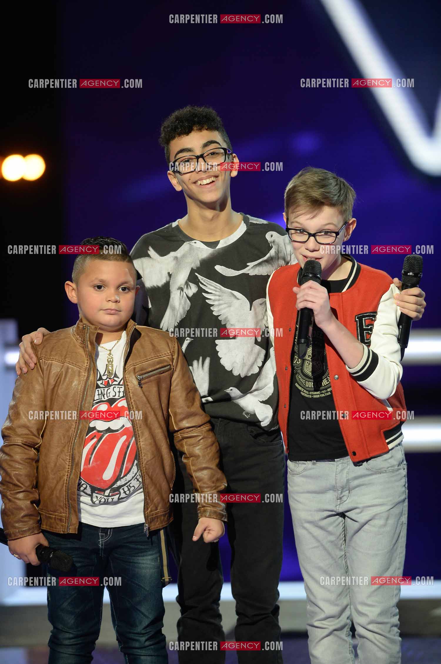 Le chanteur Bilal Hassani en tant que candidat pour les battles de  l'émission “ The Voice Kid's “ du 3 janvier 2015.    ( Exclusif )