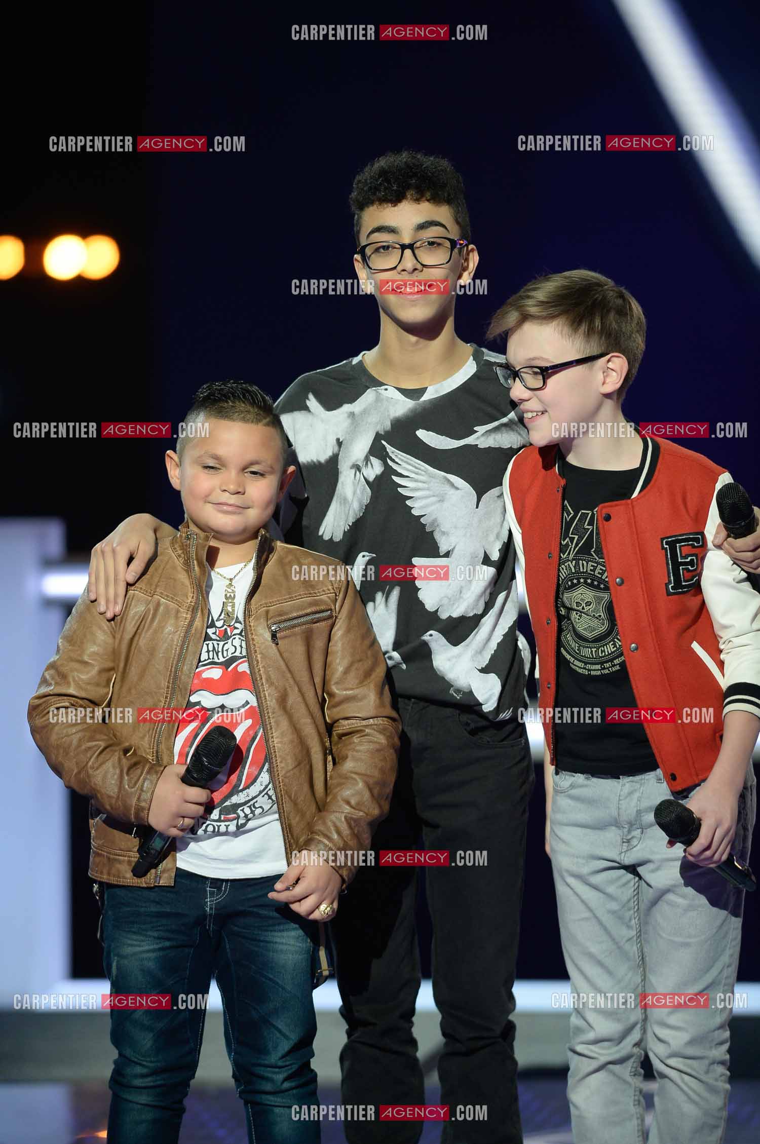 Le chanteur Bilal Hassani en tant que candidat pour les battles de  l'émission “ The Voice Kid's “ du 3 janvier 2015.    ( Exclusif )