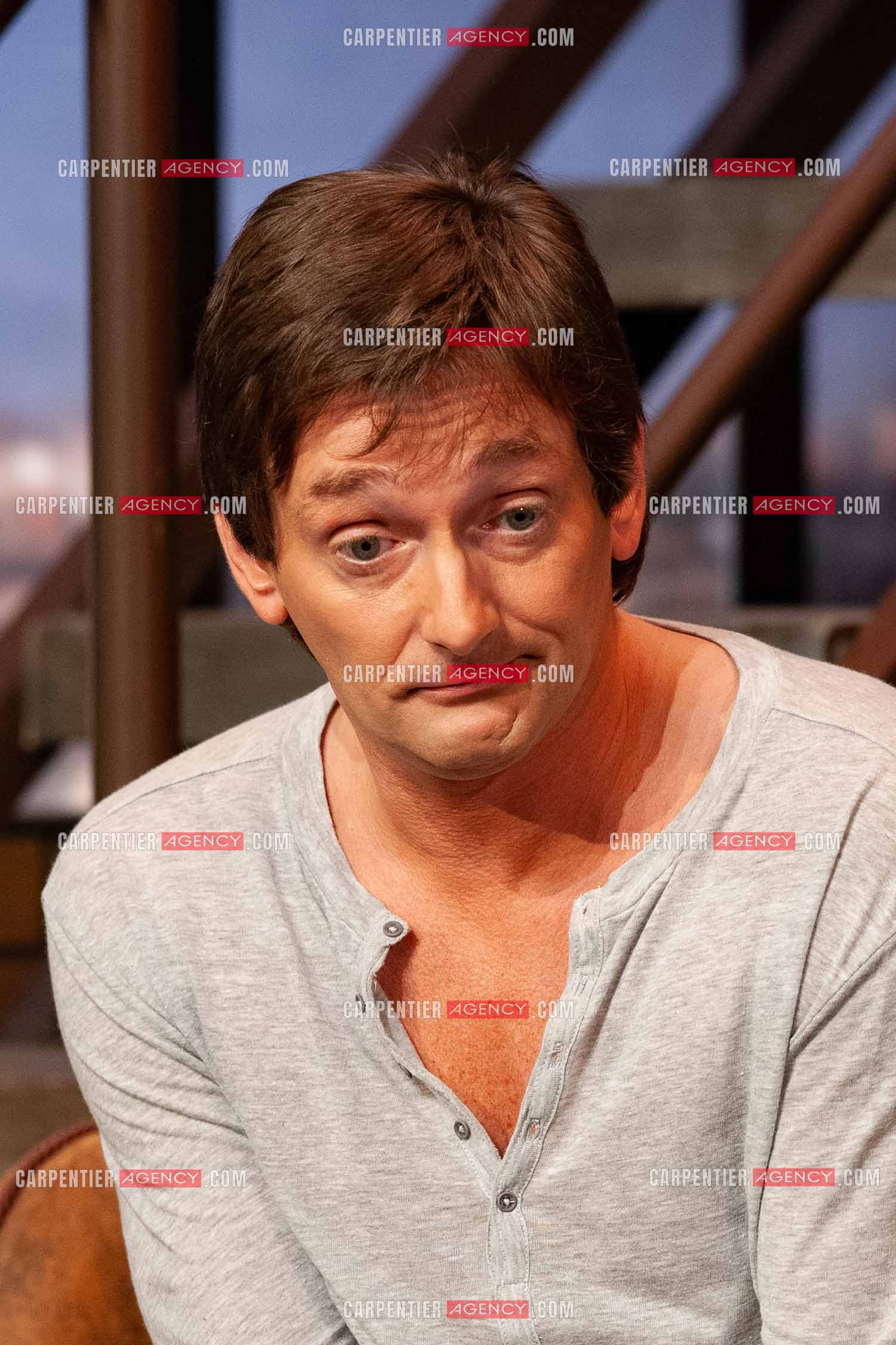 Portrait de l'humoriste Pierre Palmade.