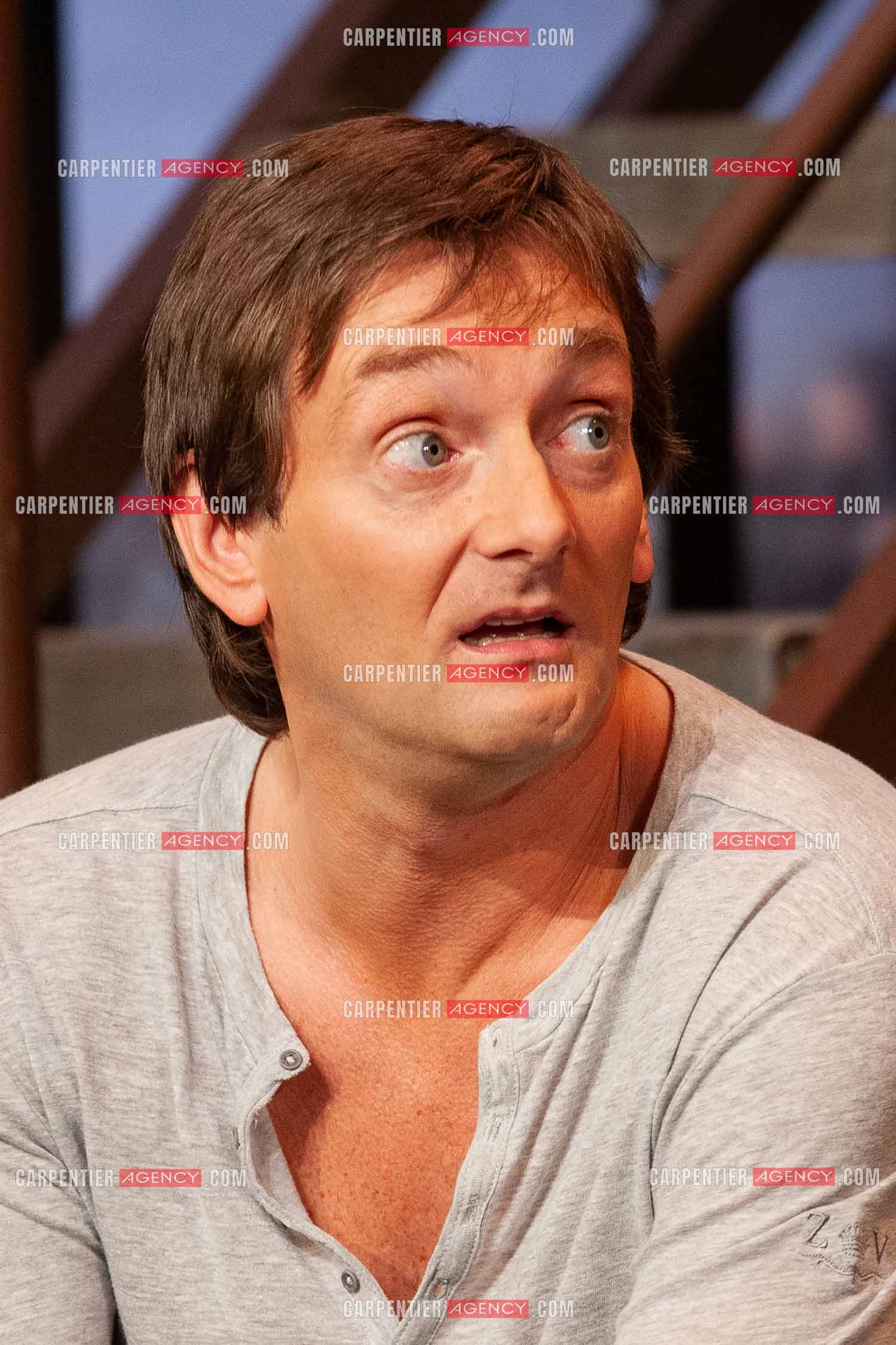 Portrait de l'humoriste Pierre Palmade.