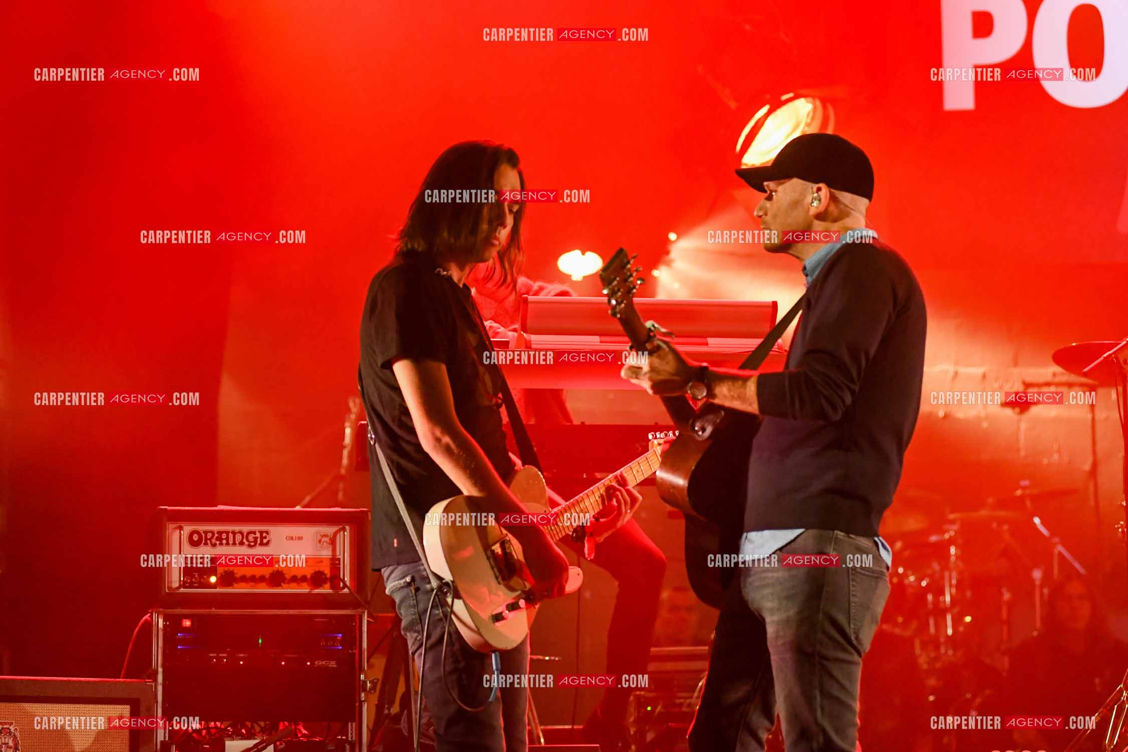 Concert au TRIANON “ POP-ROCK LIVE “ organisé par RTL2 le 05 Octobre 2018 à Paris. Le chanteur Gaëtan Roussel lors des répétitions.   ( Exclusif )