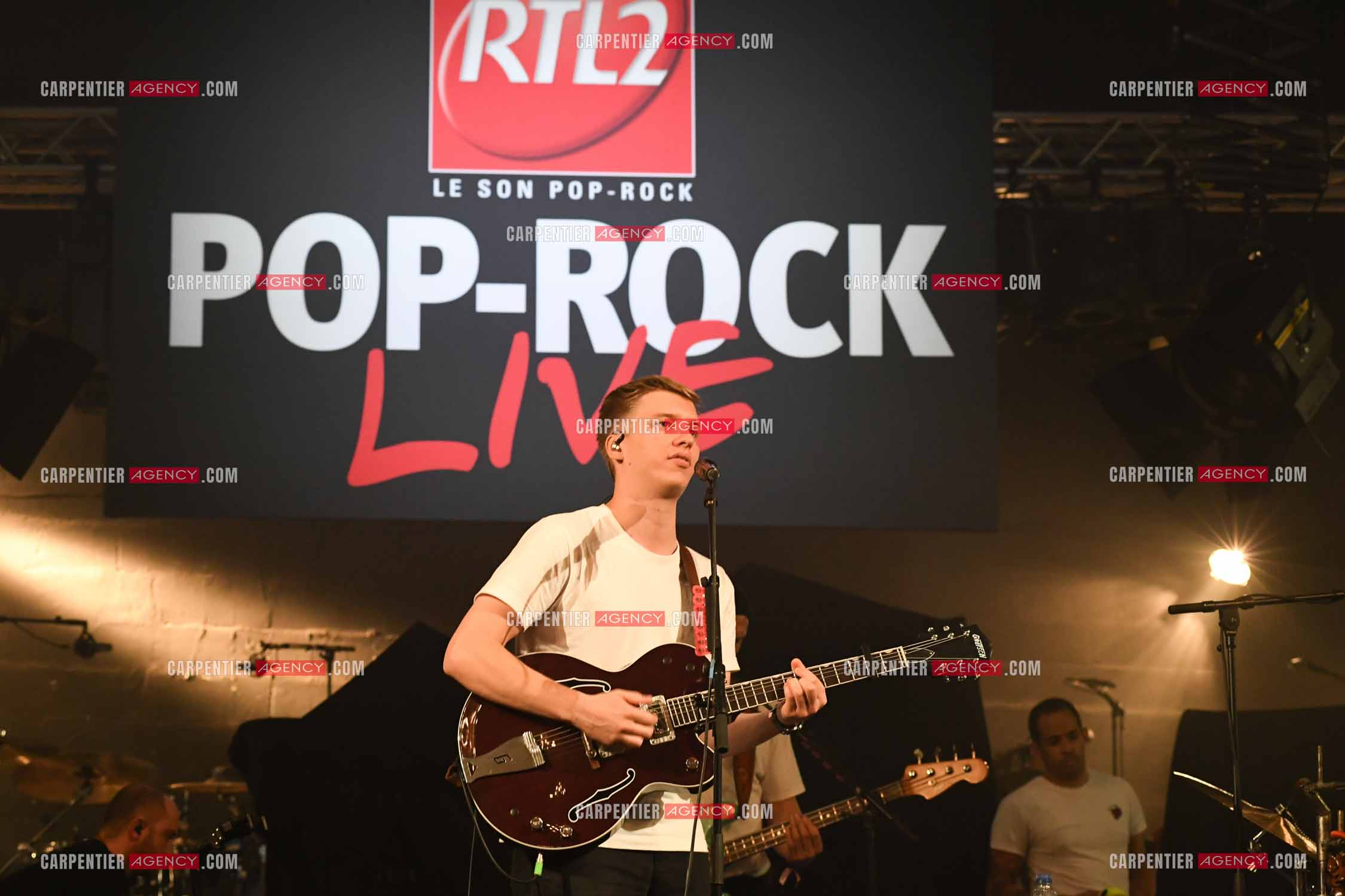 Concert au TRIANON “ POP-ROCK LIVE “ organisé par RTL2 le 05 Octobre 2018 à Paris. Le chanteur George Ezra.                       ( Exclusif )
