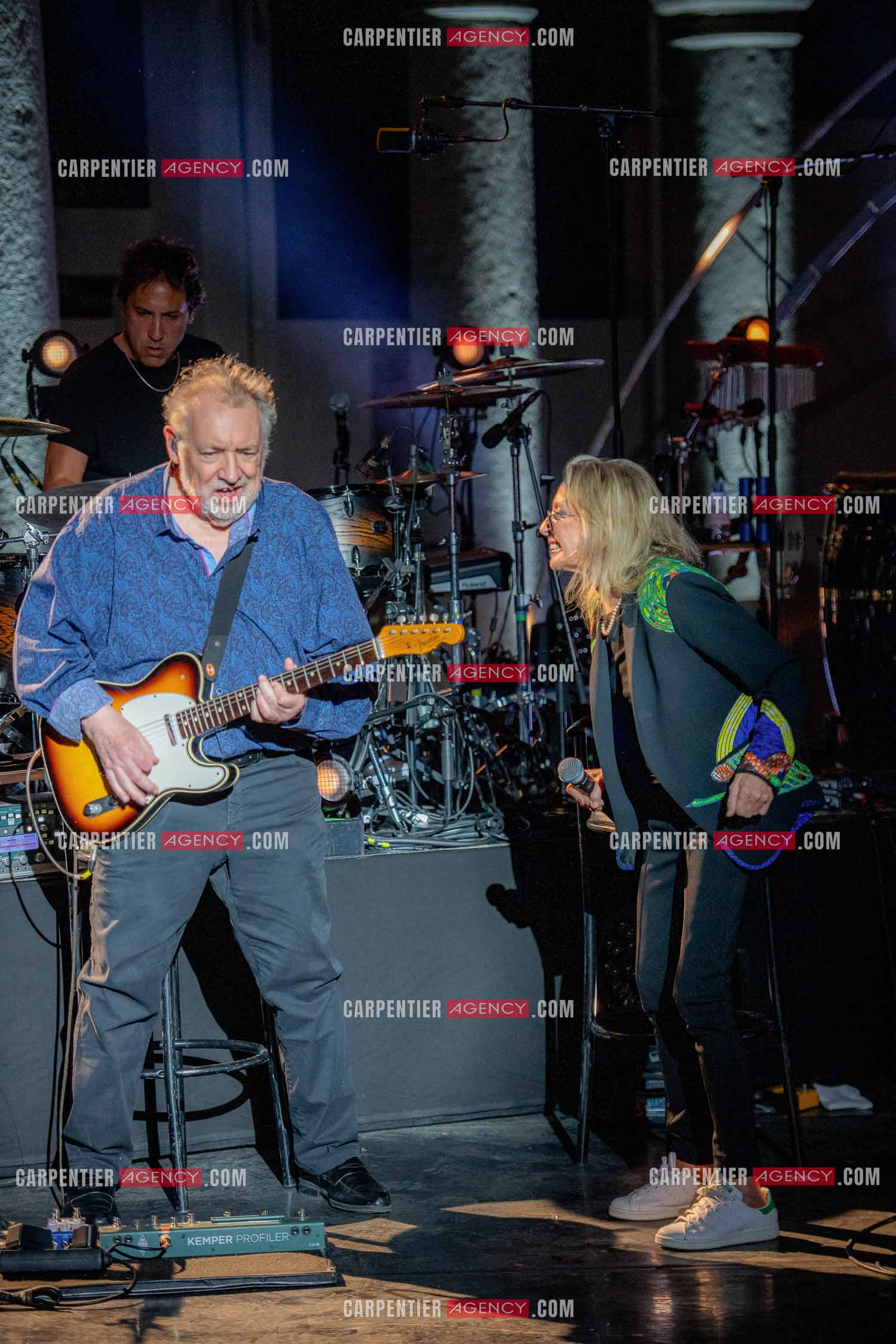 La chanteuse Véronique Sanson au festival de Ramatuelle pour sa dernière date de sa tournée d'été "Hasta Luego".      ( Exclusif )