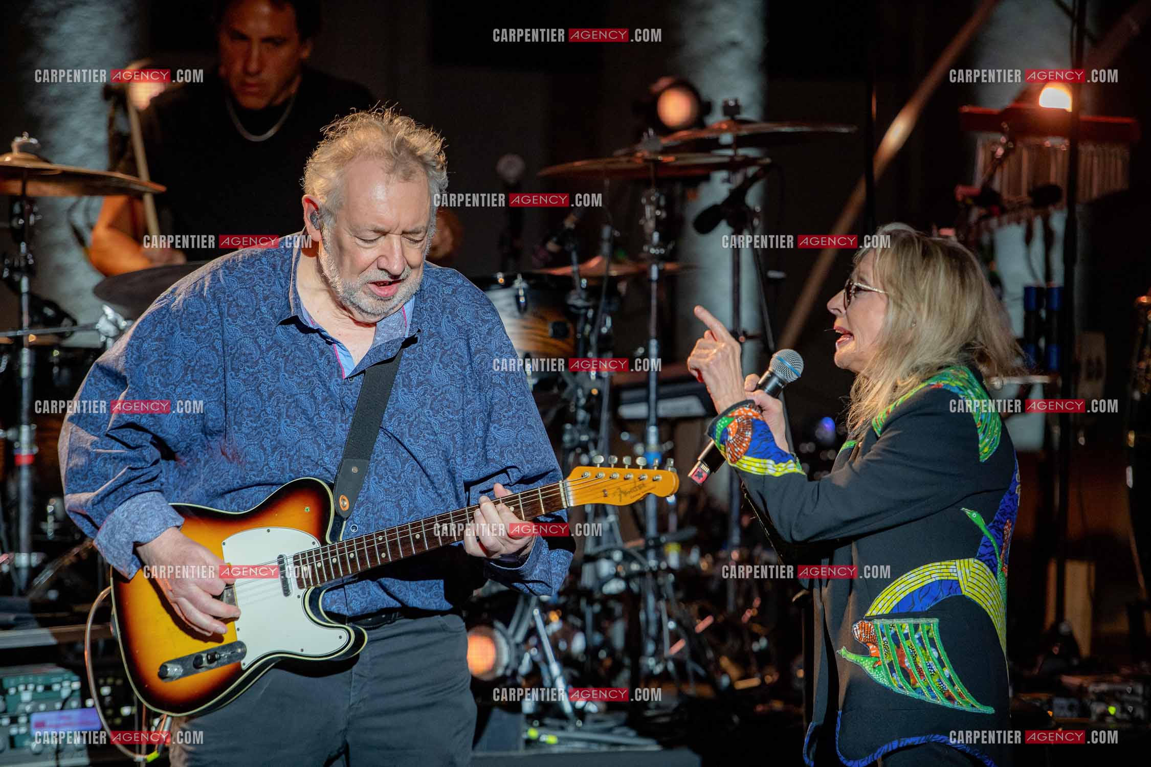 La chanteuse Véronique Sanson au festival de Ramatuelle pour sa dernière date de sa tournée d'été "Hasta Luego".      ( Exclusif )