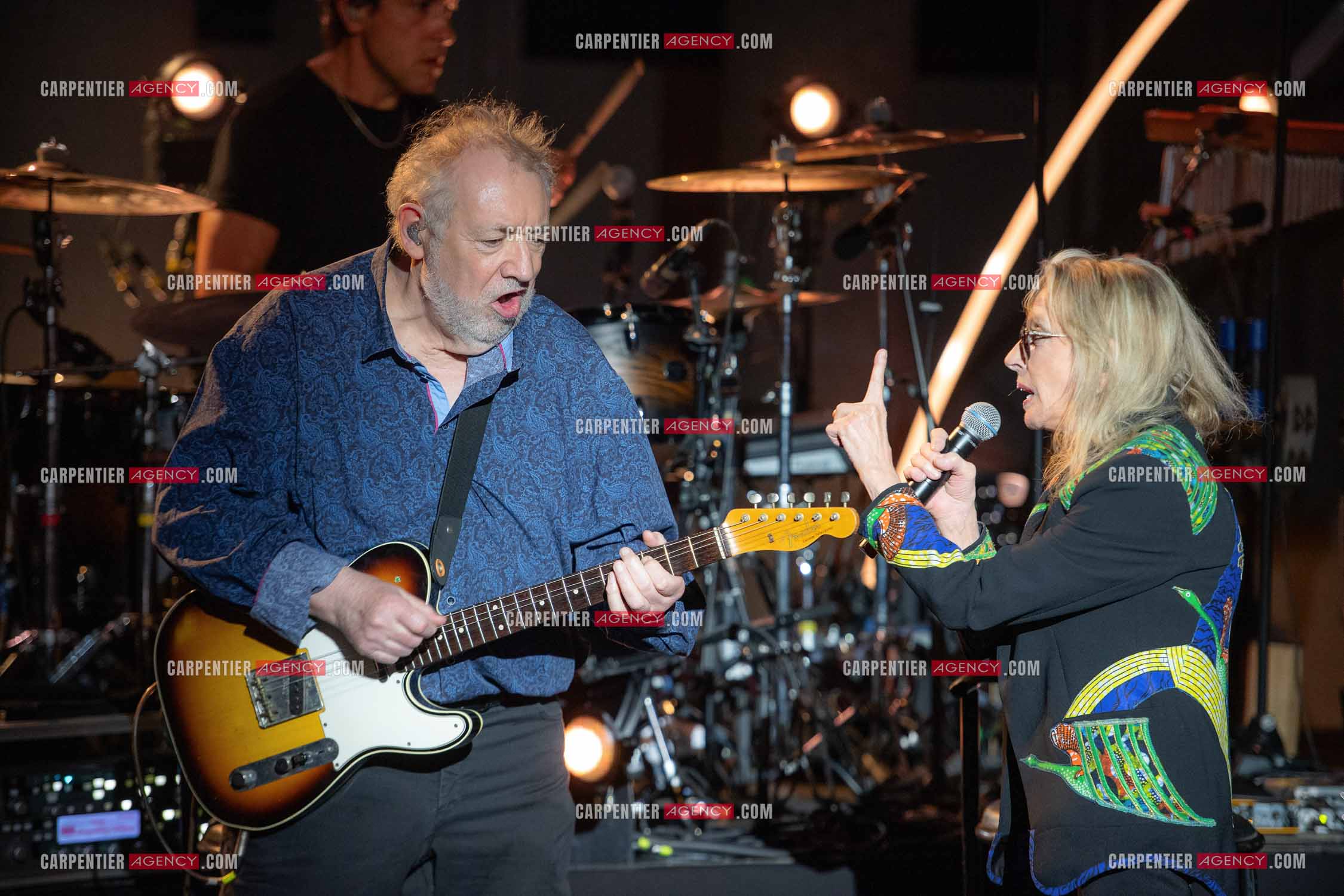 La chanteuse Véronique Sanson au festival de Ramatuelle pour sa dernière date de sa tournée d'été "Hasta Luego".      ( Exclusif )