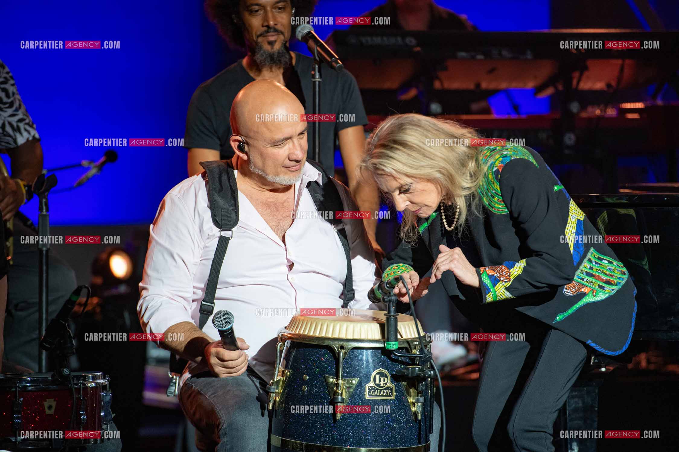 La chanteuse Véronique Sanson au festival de Ramatuelle pour sa dernière date de sa tournée d'été "Hasta Luego".    ( Exclusif )