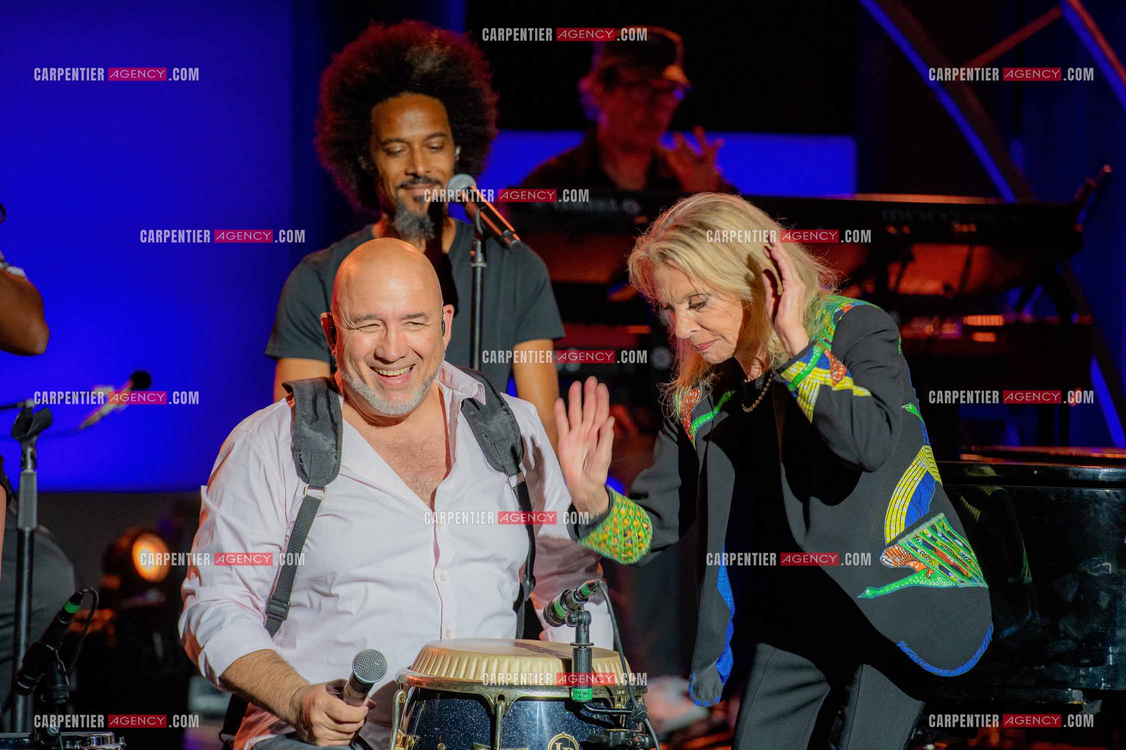 La chanteuse Véronique Sanson au festival de Ramatuelle pour sa dernière date de sa tournée d'été "Hasta Luego".      ( Exclusif )