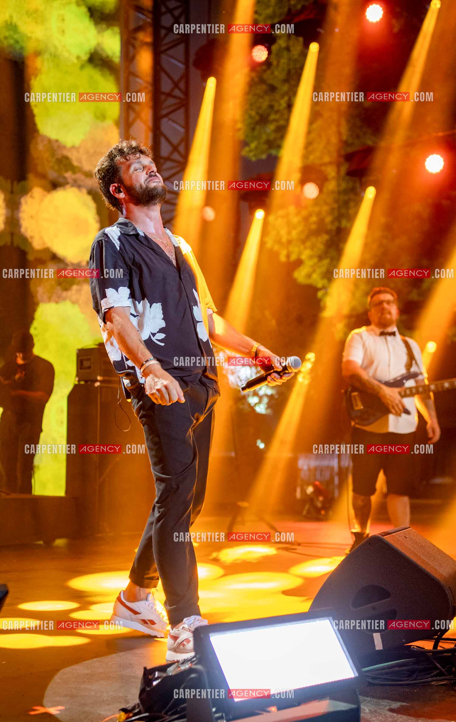 Le chanteur Claudio Capéo en concert à Montpellier.  ( Exclusif )