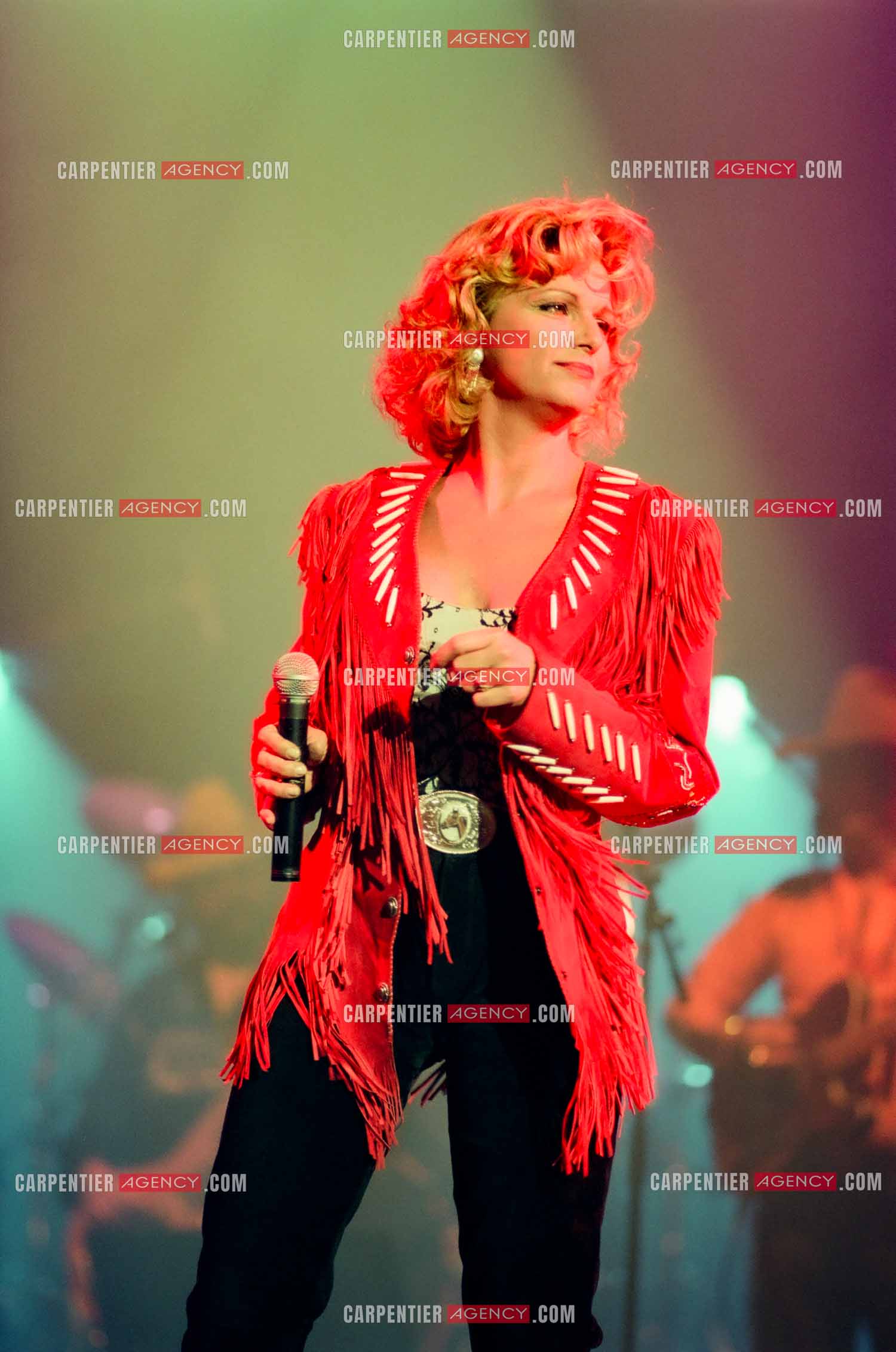 La chanteuse Jeane Manson en concert Country Girl au Casino de Paris.  ( Exclusif )