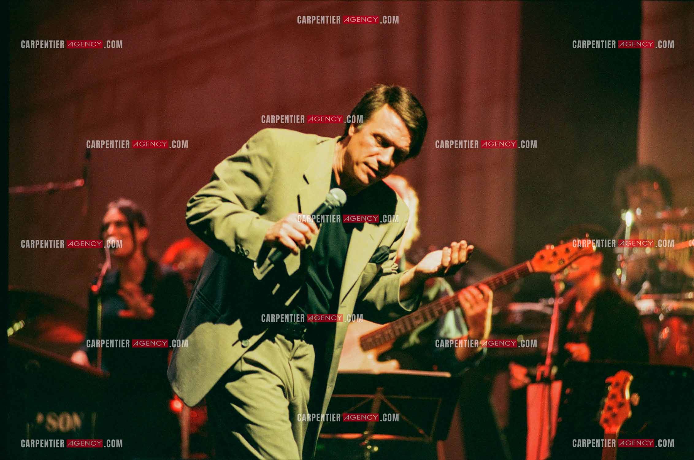 Le chanteur Salvatore Adamo en concert.  ( Exclusif )