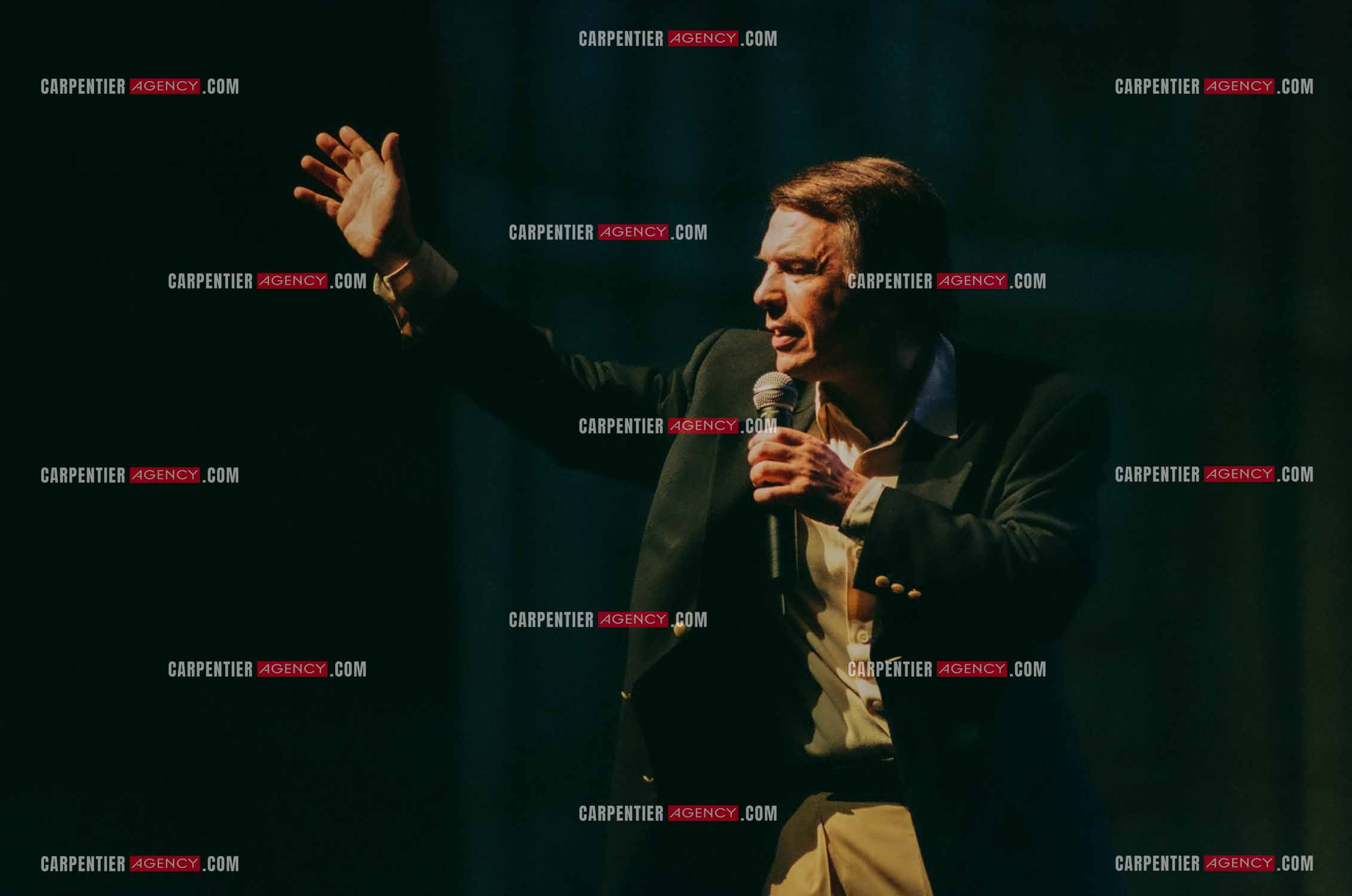 Le chanteur Salvatore Adamo en concert.  ( Exclusif )