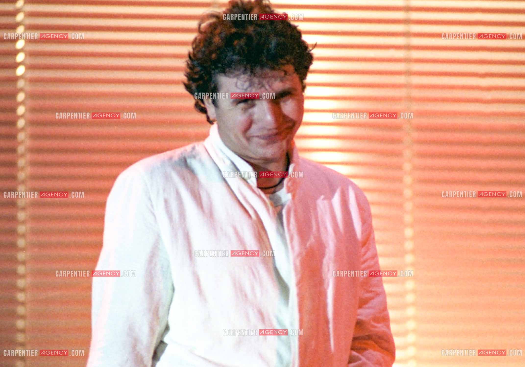 Le chanteur Daniel Balavoine.   ( Exclusif )