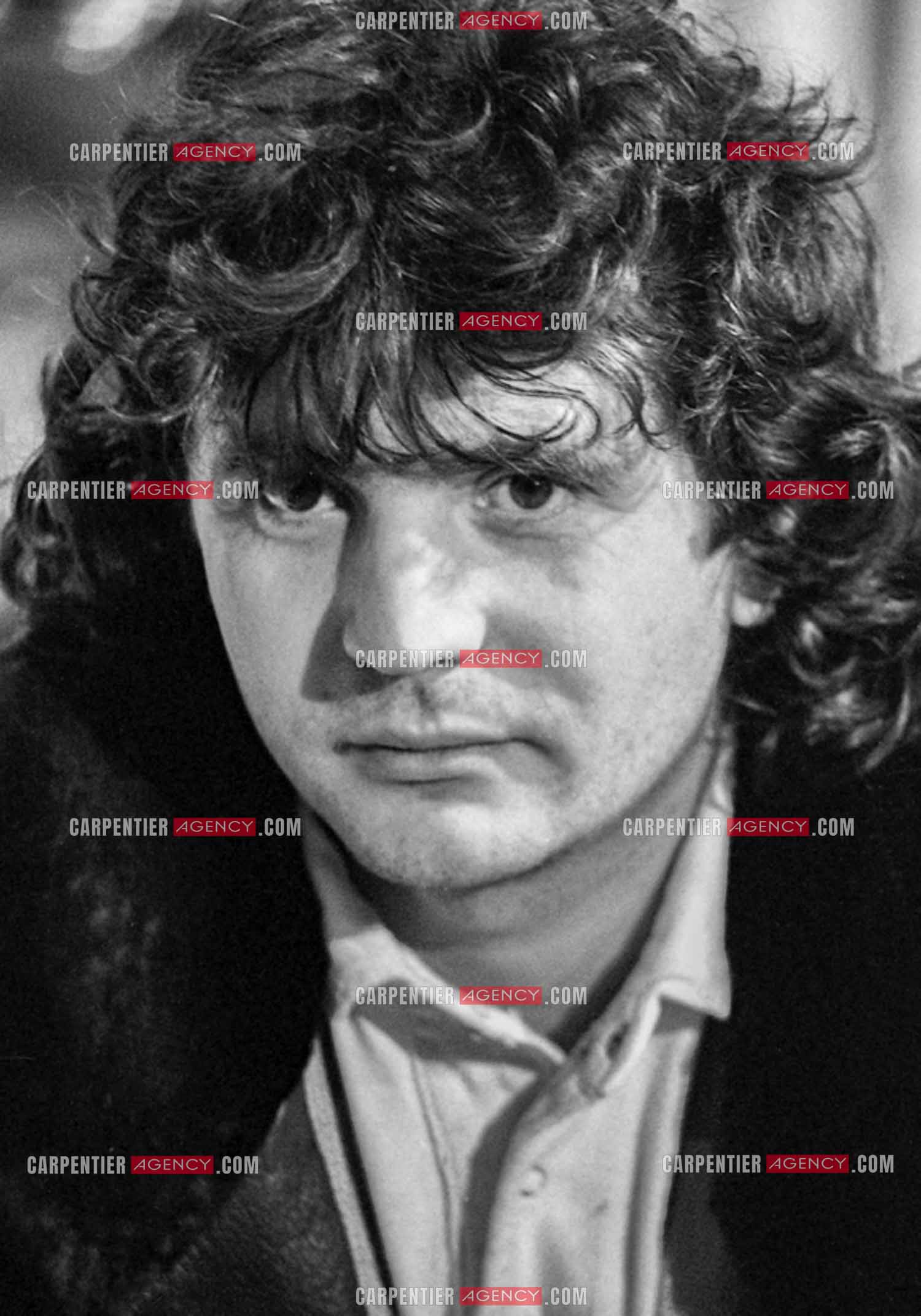 Le chanteur Daniel Balavoine  lors des répétitions de l'émission “ Champs-Élysées “ sur Antenne 2.     ( Exclusif )