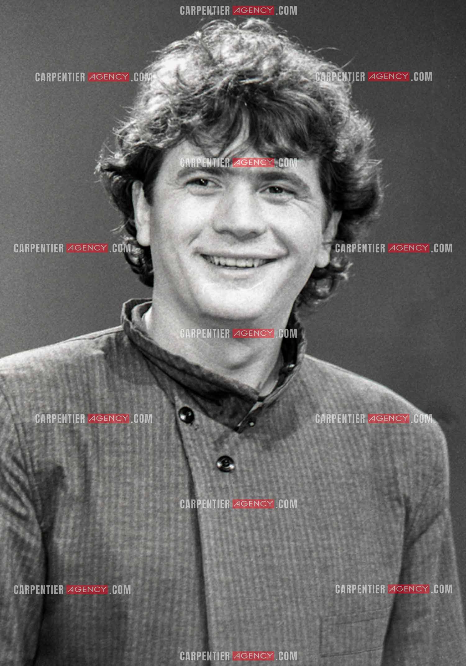 Portrait du chanteur Daniel Balavoine.    ( Exclusif )