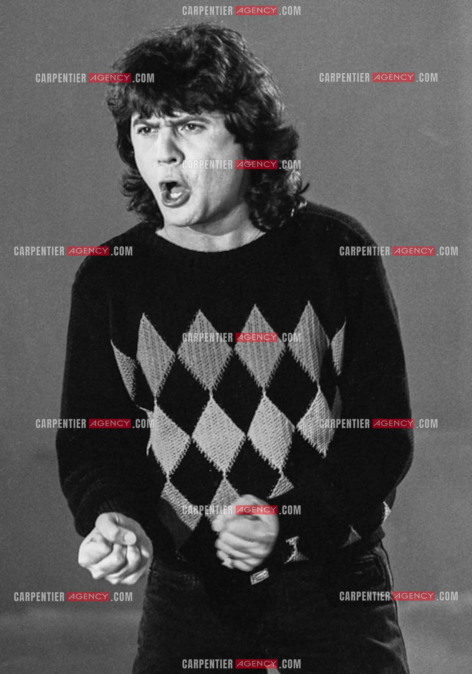 Le chanteur Daniel Balavoine.   ( Exclusif )