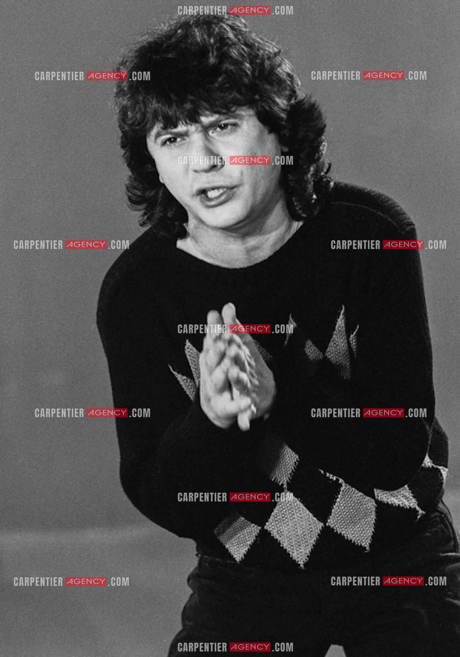 Le chanteur Daniel Balavoine.    ( Exclusif )