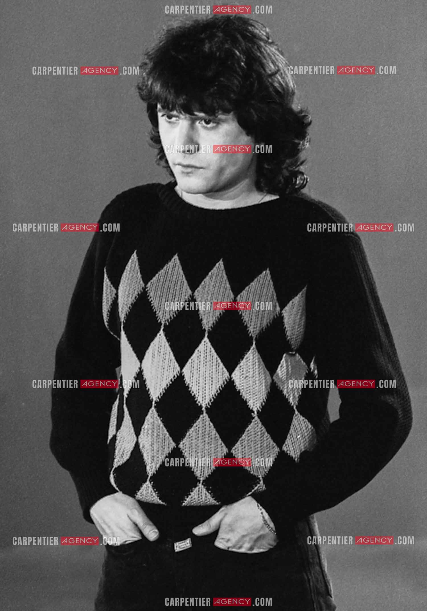 Le chanteur Daniel Balavoine.   ( Exclusif )