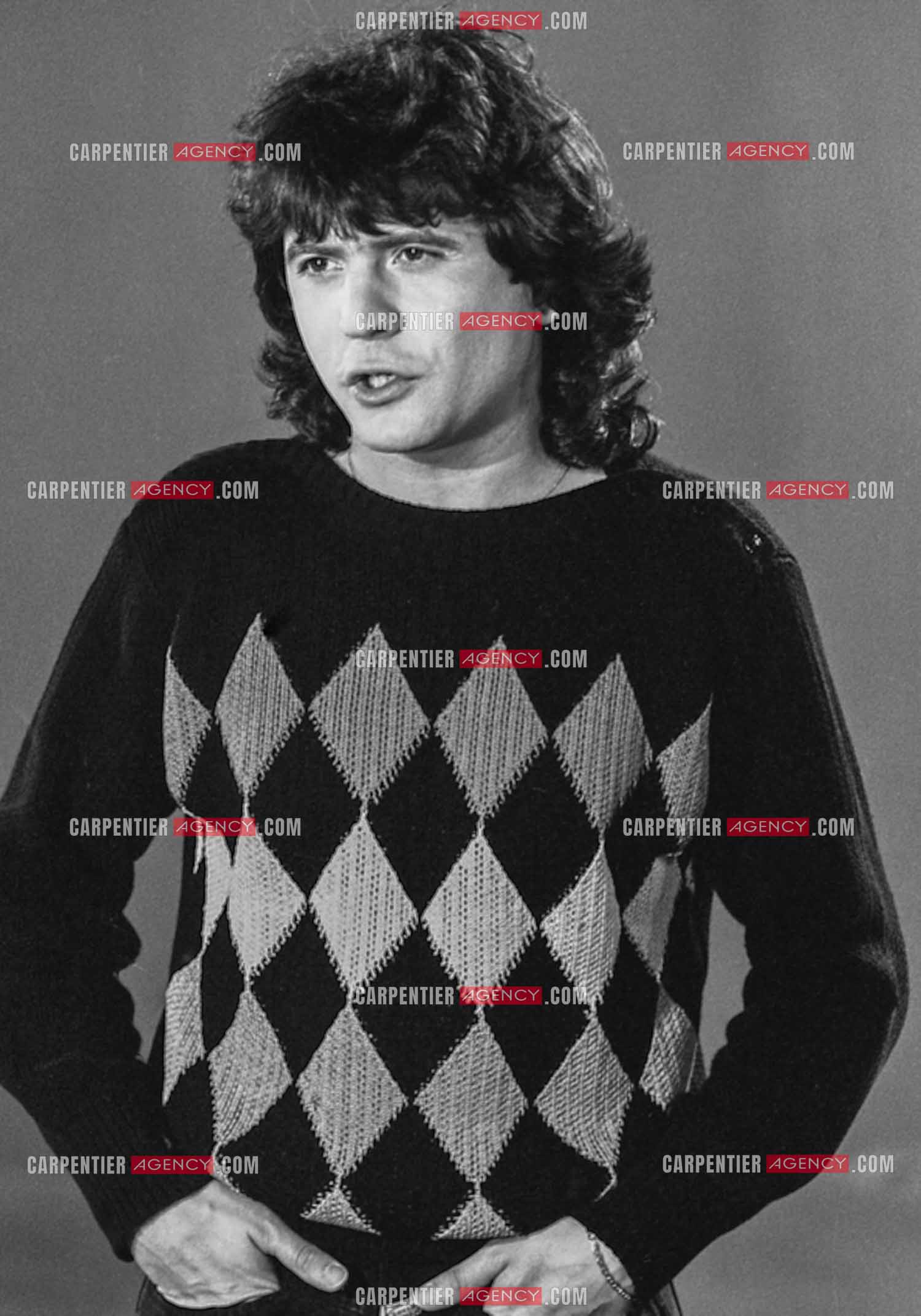 Le chanteur Daniel Balavoine.   ( Exclusif )