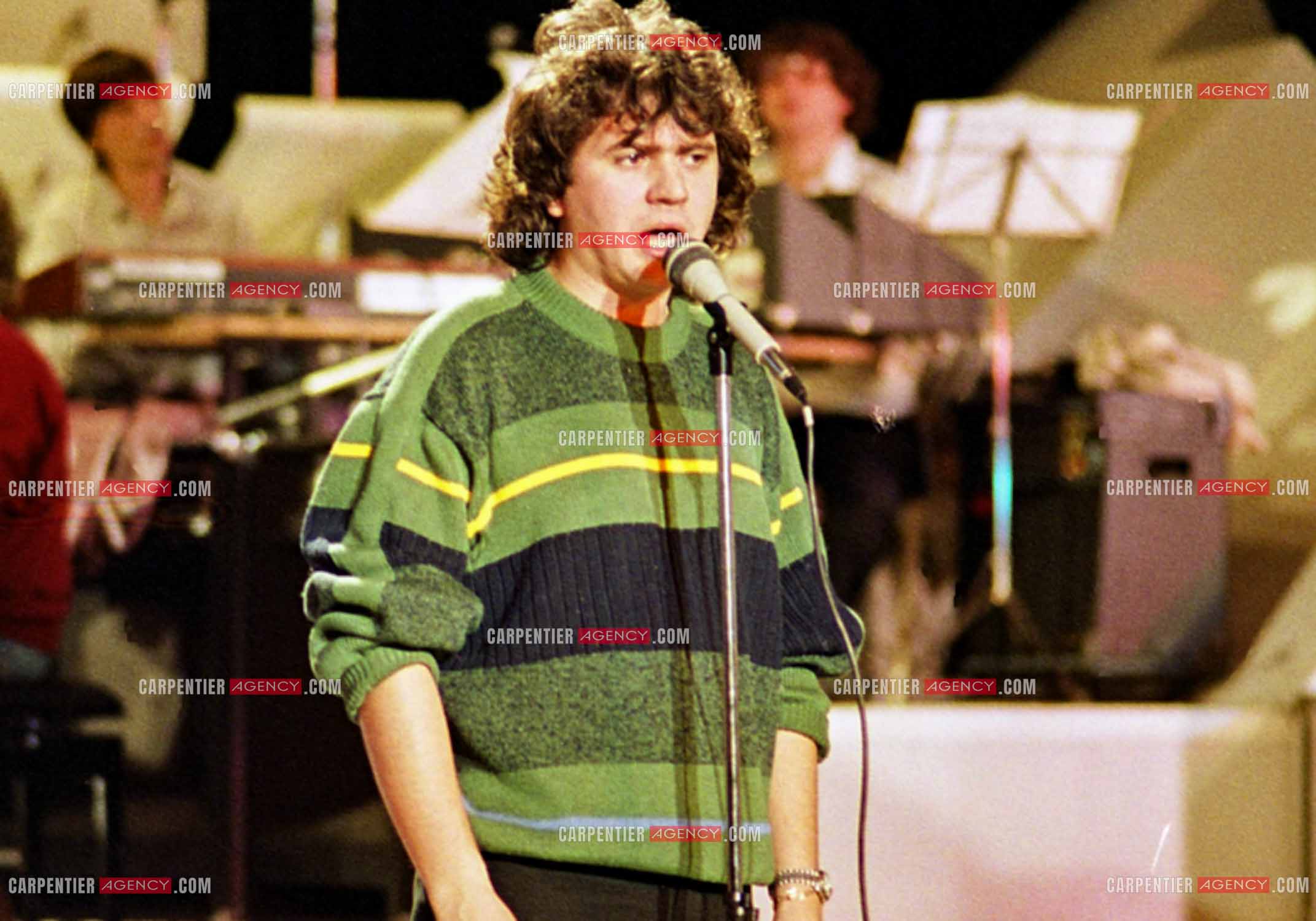 Le chanteur Daniel Balavoine.   ( Exclusif )