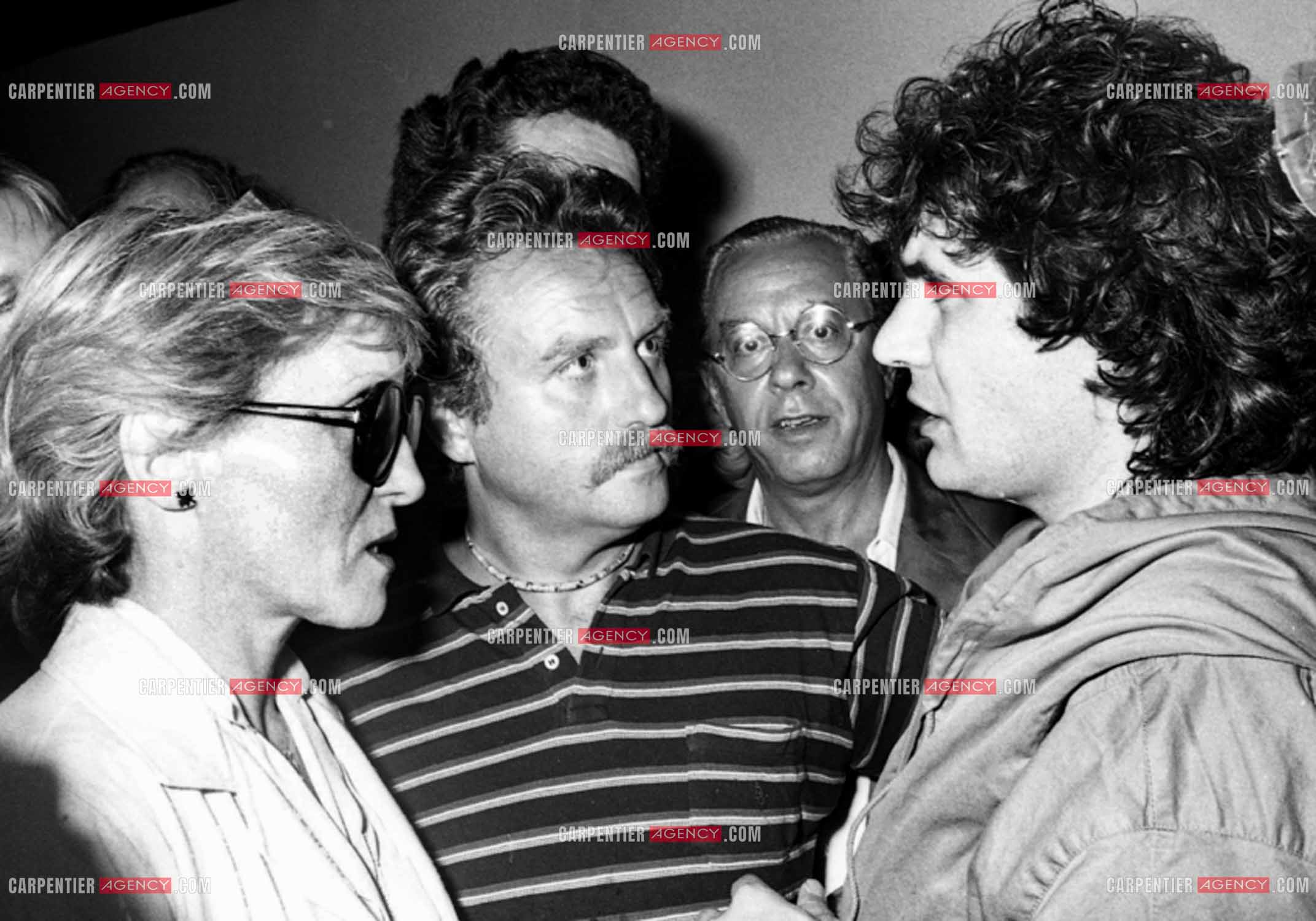 Le chanteur Daniel Balavoine et Nicole Croisille.   ( Exclusif )