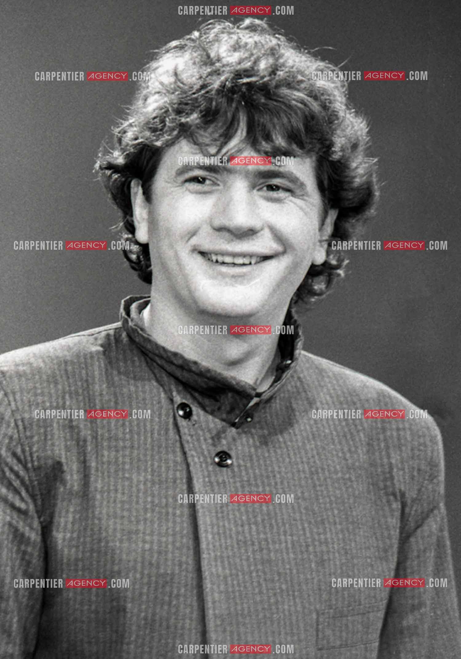 Portrait du chanteur Daniel Balavoine.    ( Exclusif )